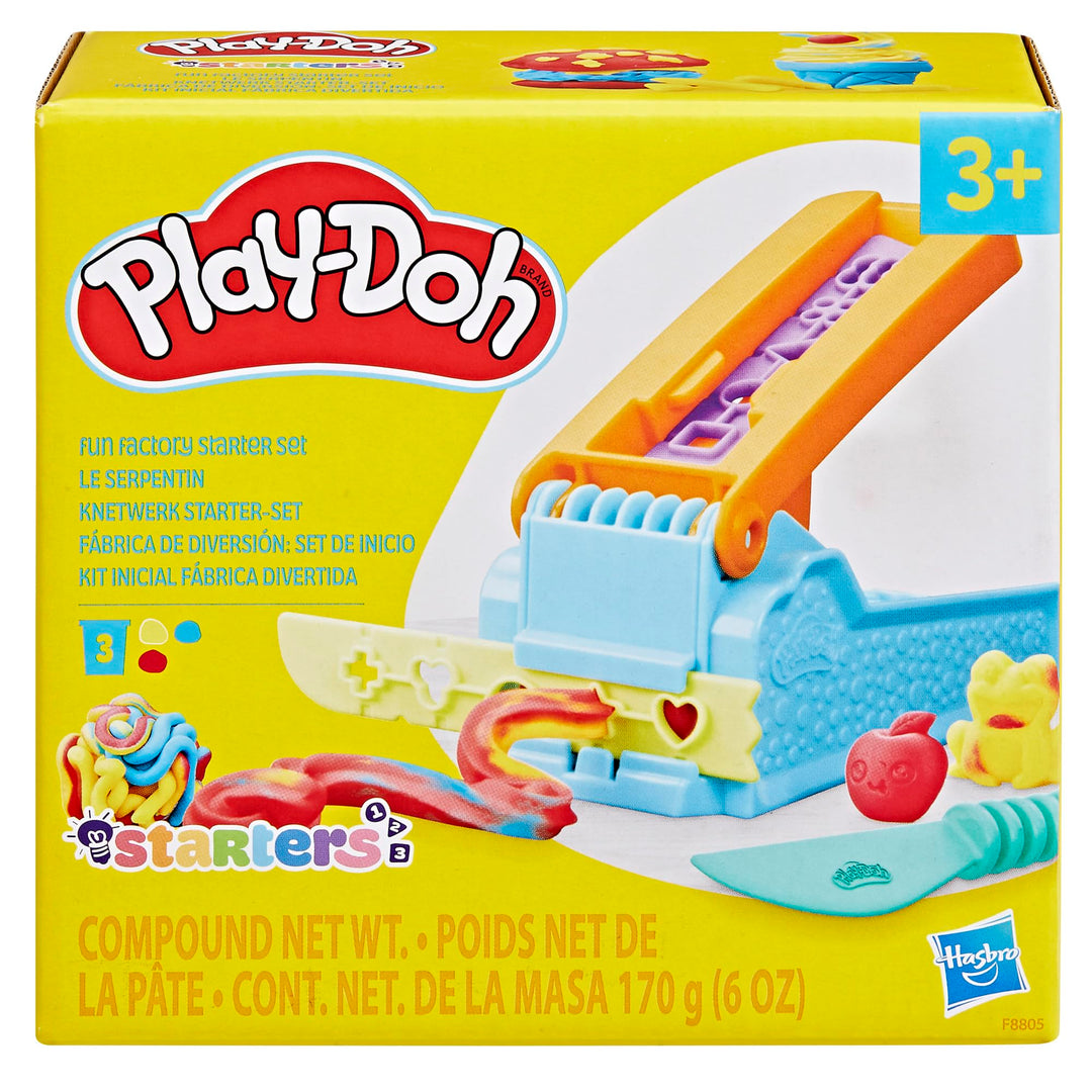 Play-Doh Fun Factory Starter Set - Squeeze & Shape Play for Kids Age 3+