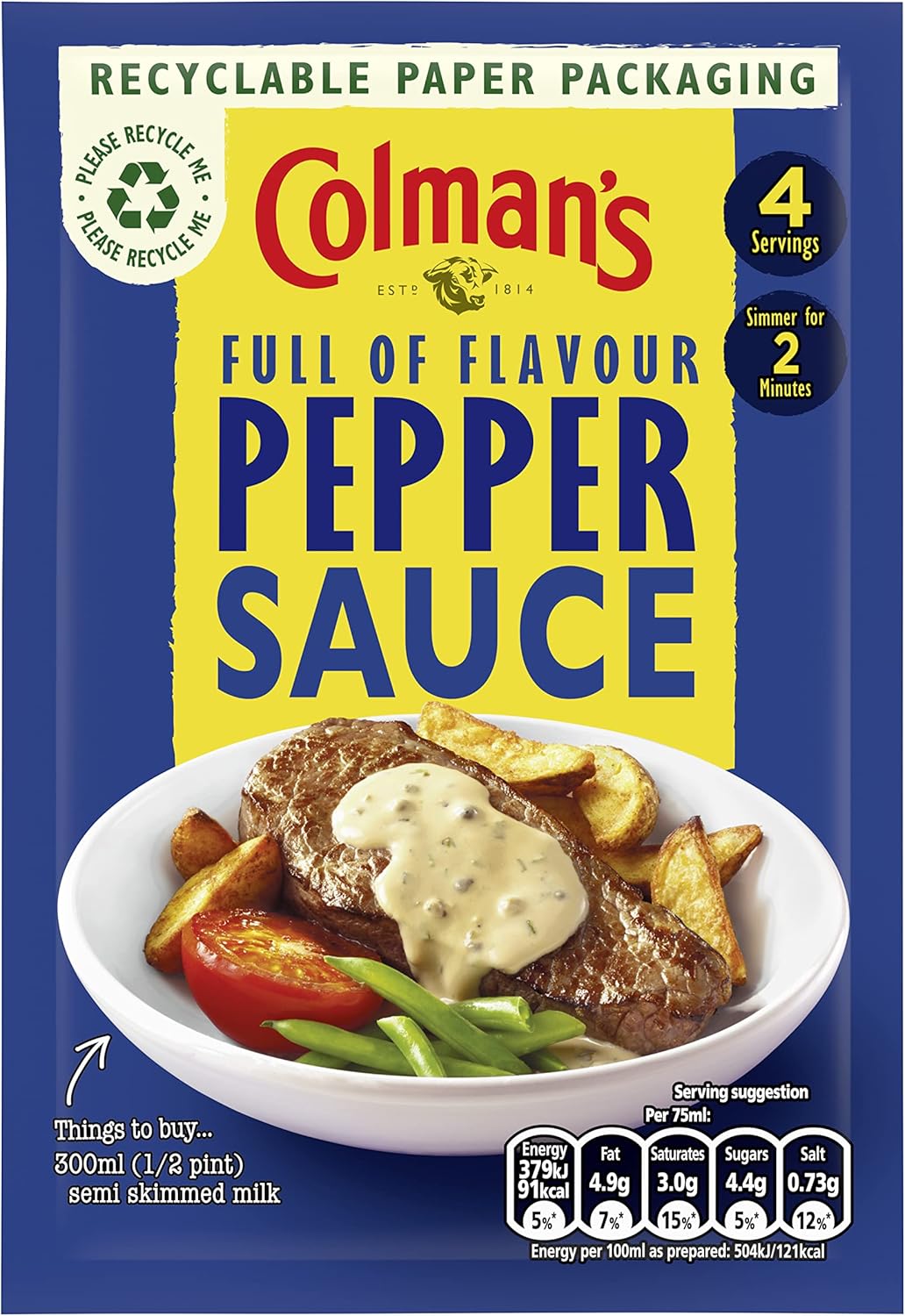 Colman's - Pepper Sauce Mix (40g) 1