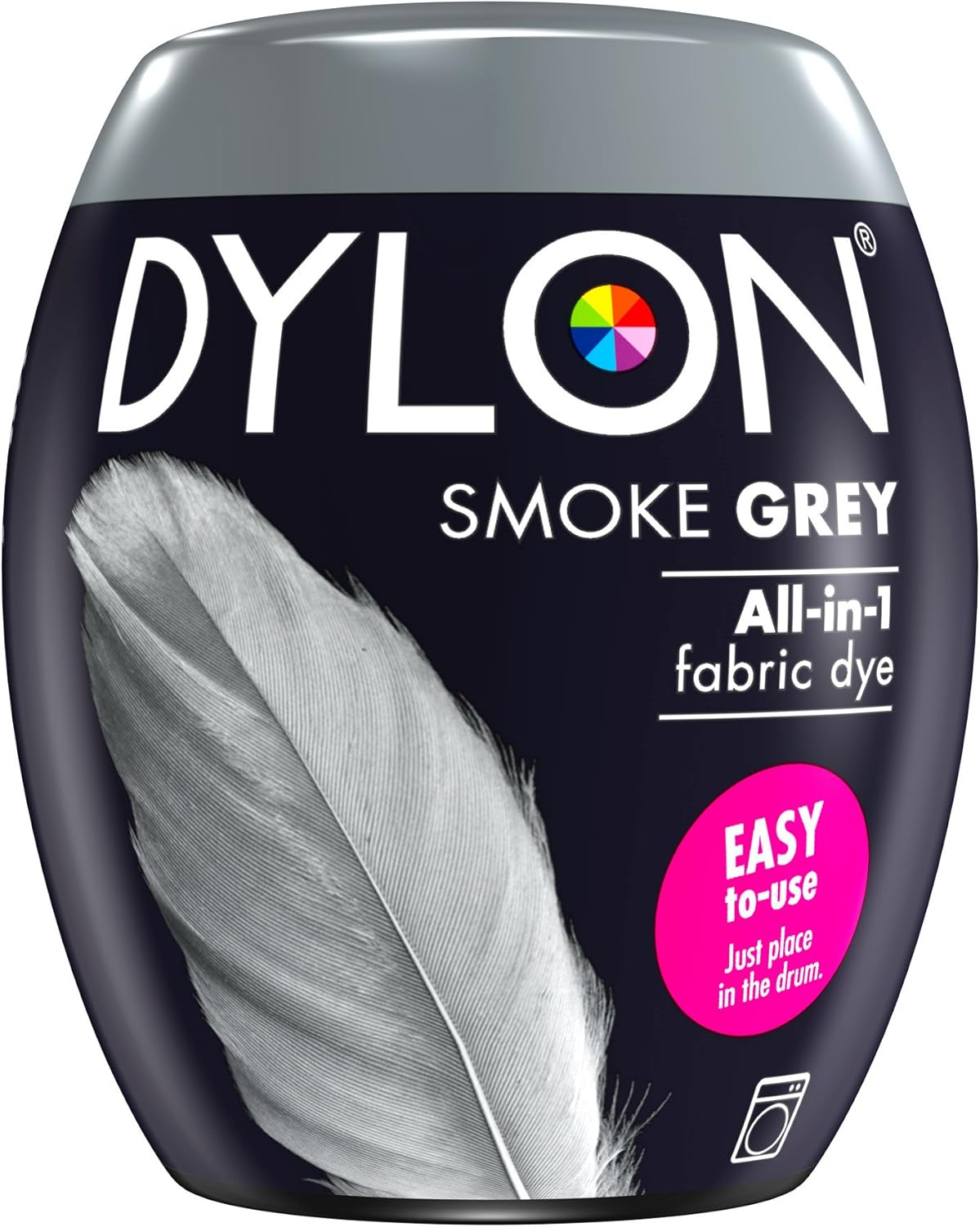 Dylon Textilfarbstoff-Pod für Waschmaschinen, Rauchgrau, 350 g