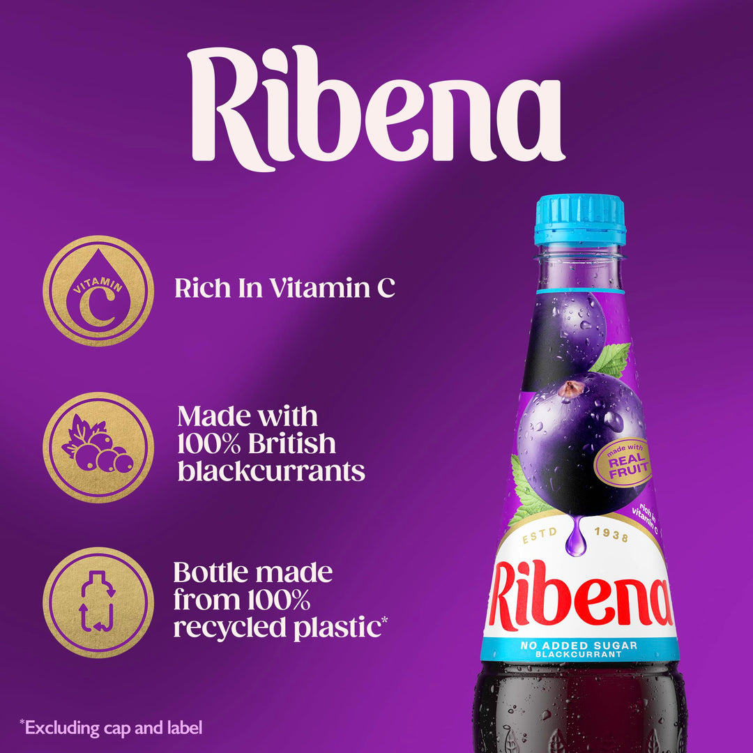 Ribena - Blackcurrant Squash No Added Sugar 1.5L