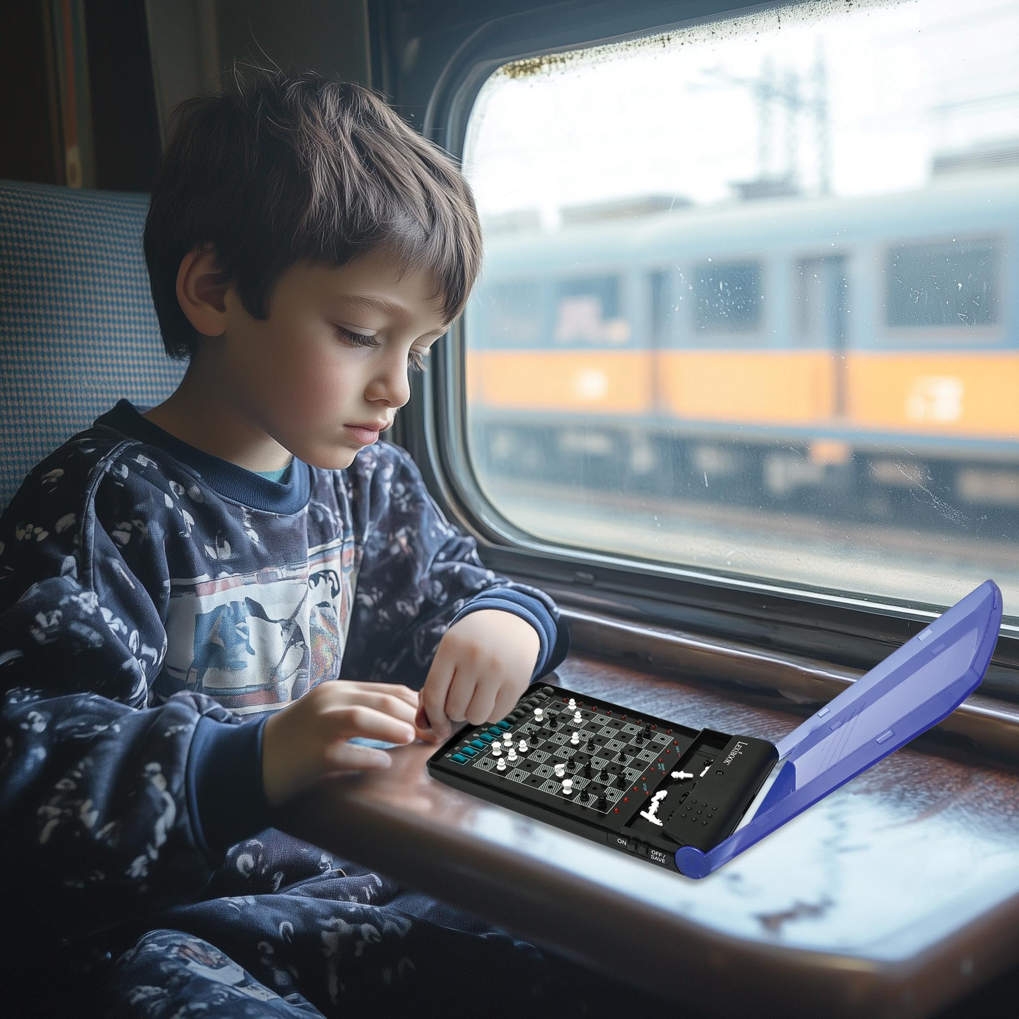 LEXIBOOK Electronic Travel Chess Set with 32 Pieces and 64 Difficulty Levels 3