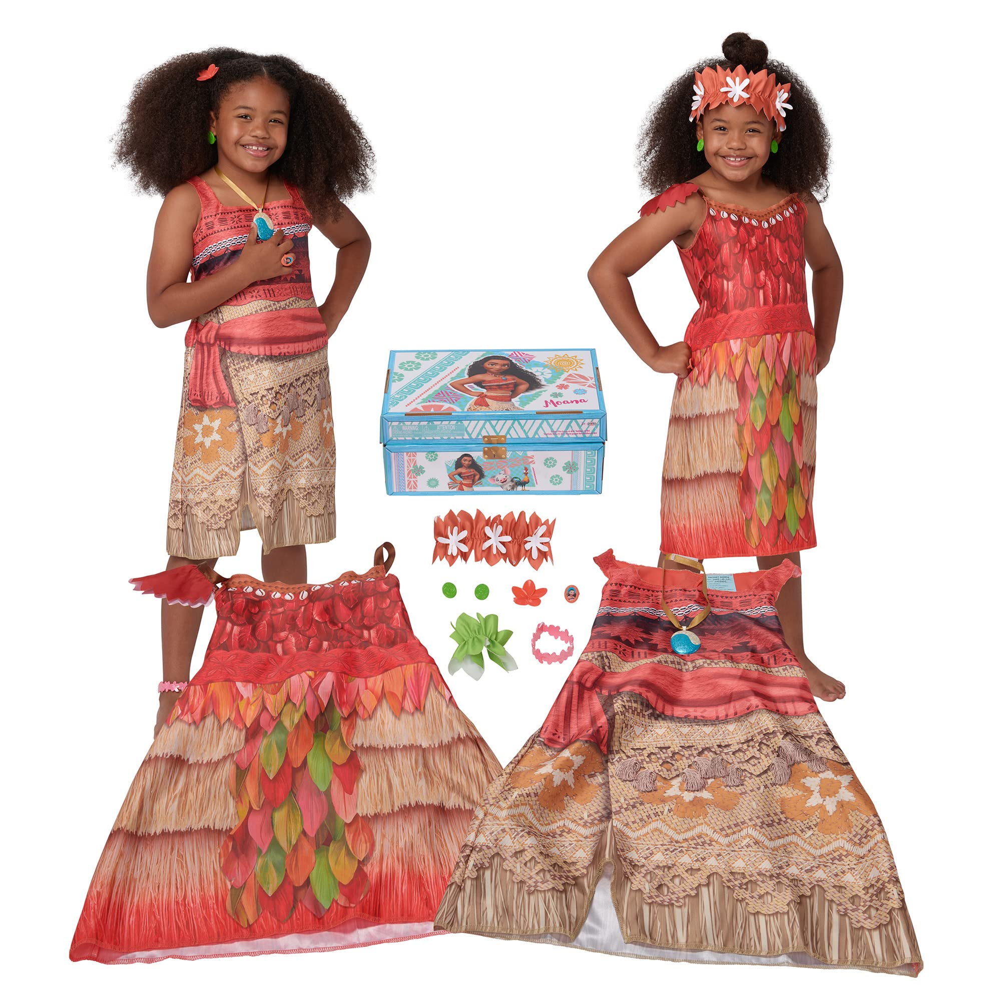 Disney Princess Moana Dress Up Trunk - 11 Pieces | Ages 3-6 Years 1