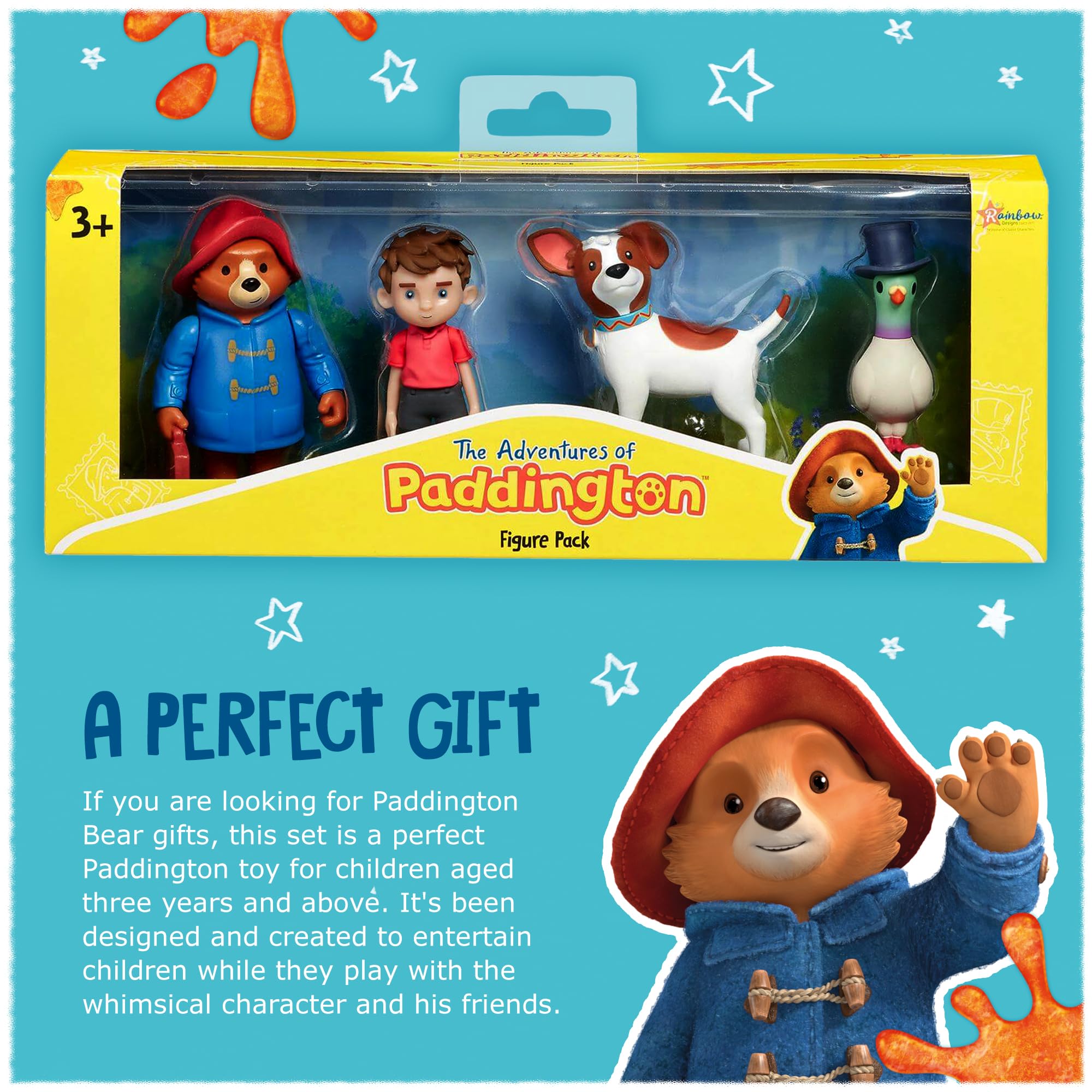 Rainbow Designs The Adventures of Paddington - Paddington Bear & Friends Multi Figure Pack 2
