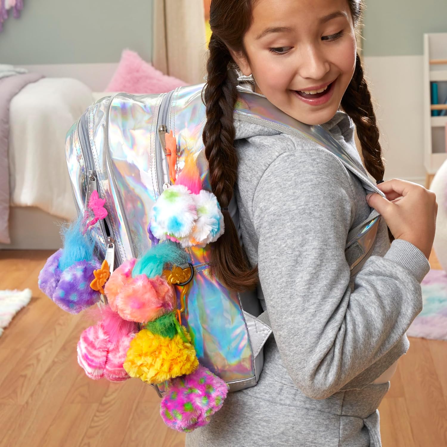 Furby Bub-Lee K-Pop Mini Elektronisches Plüschtier mit Sound und Schlüsselanhänger 8