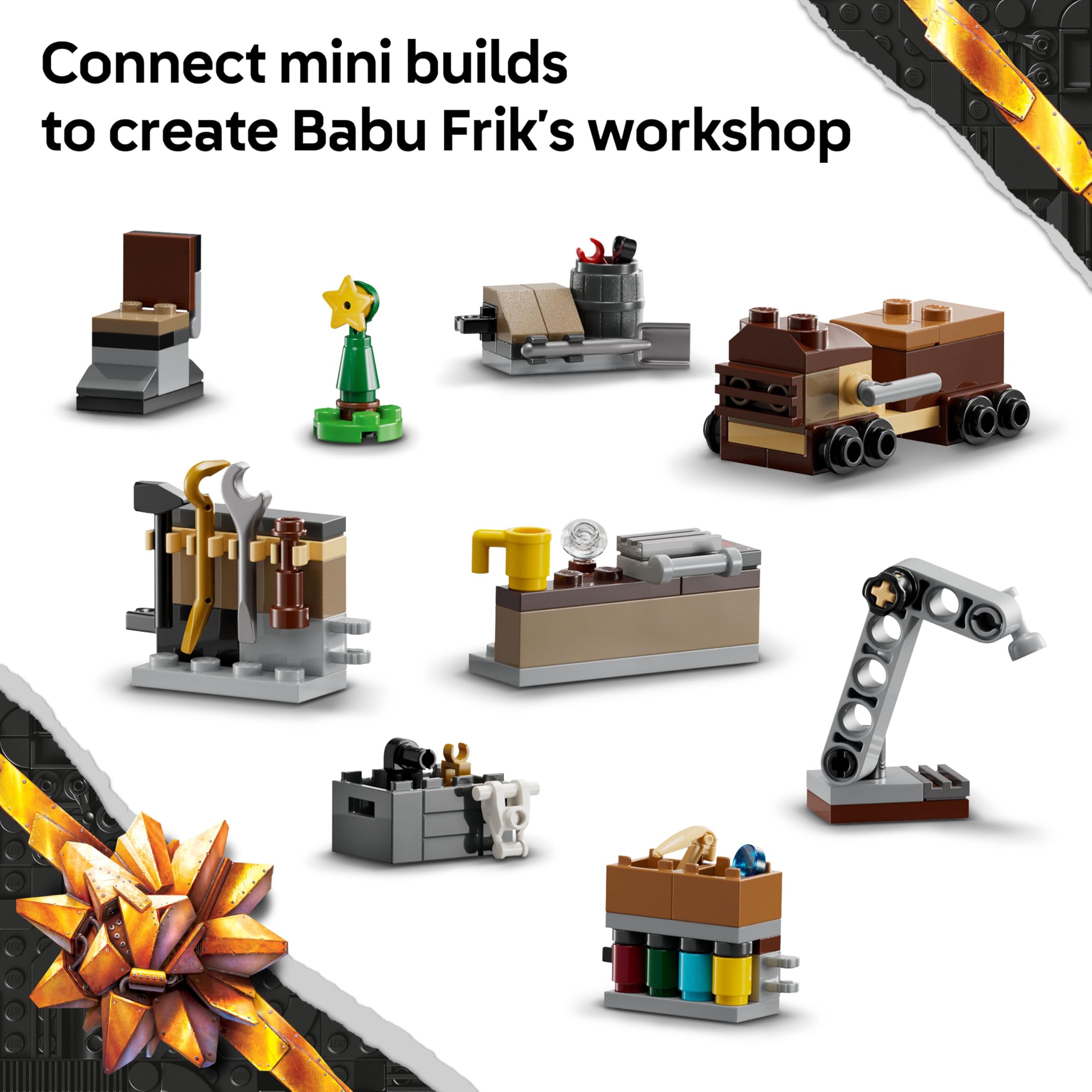 LEGO Star Wars Adventskalender 2025 – 263-teiliges Bauset für Kinder ab 6 Jahren