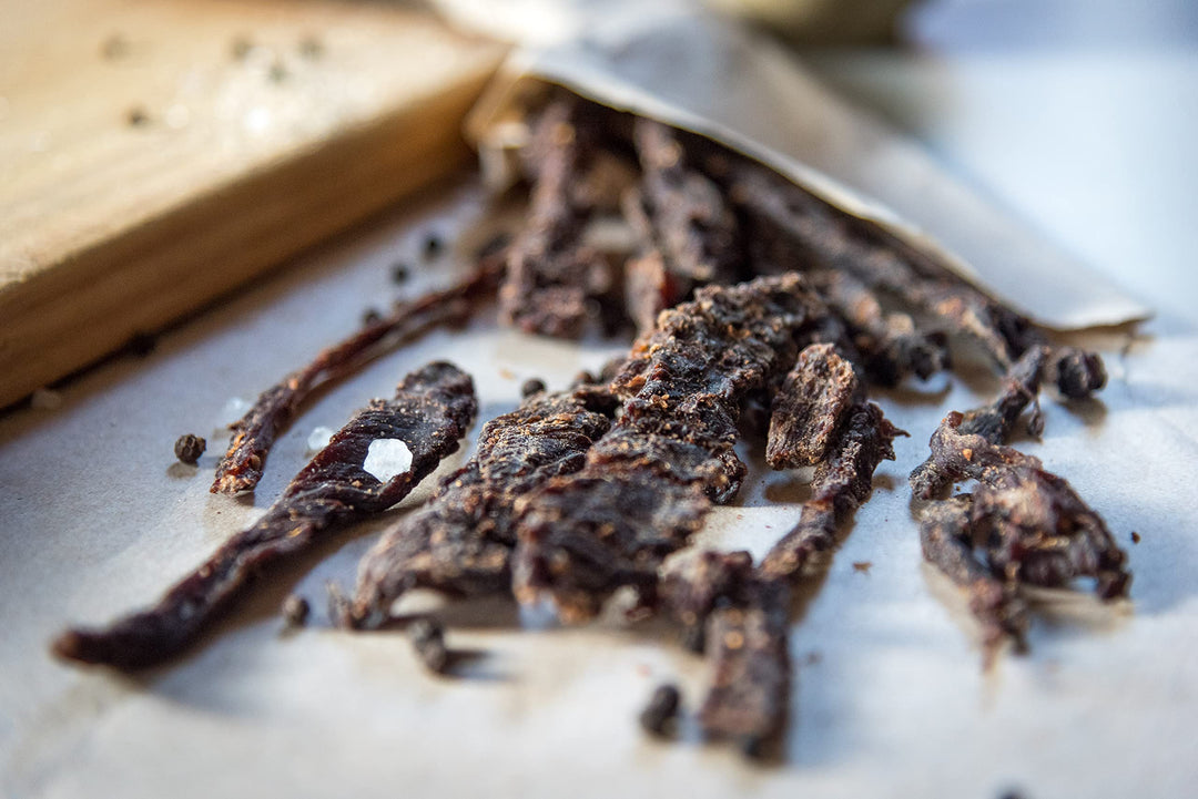 Biltong Boss Original Snap Sticks (Bites) - Authentic South African Beef Snack, 100g