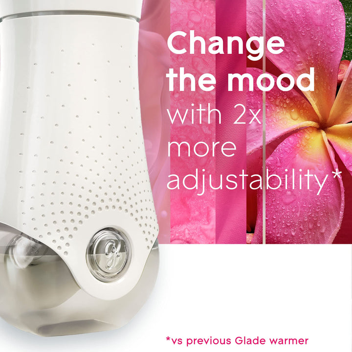 Glade - Tropical Blossoms Air Freshener Holder & Refill, Electric Scented Oil Diffuser with Essential Oils