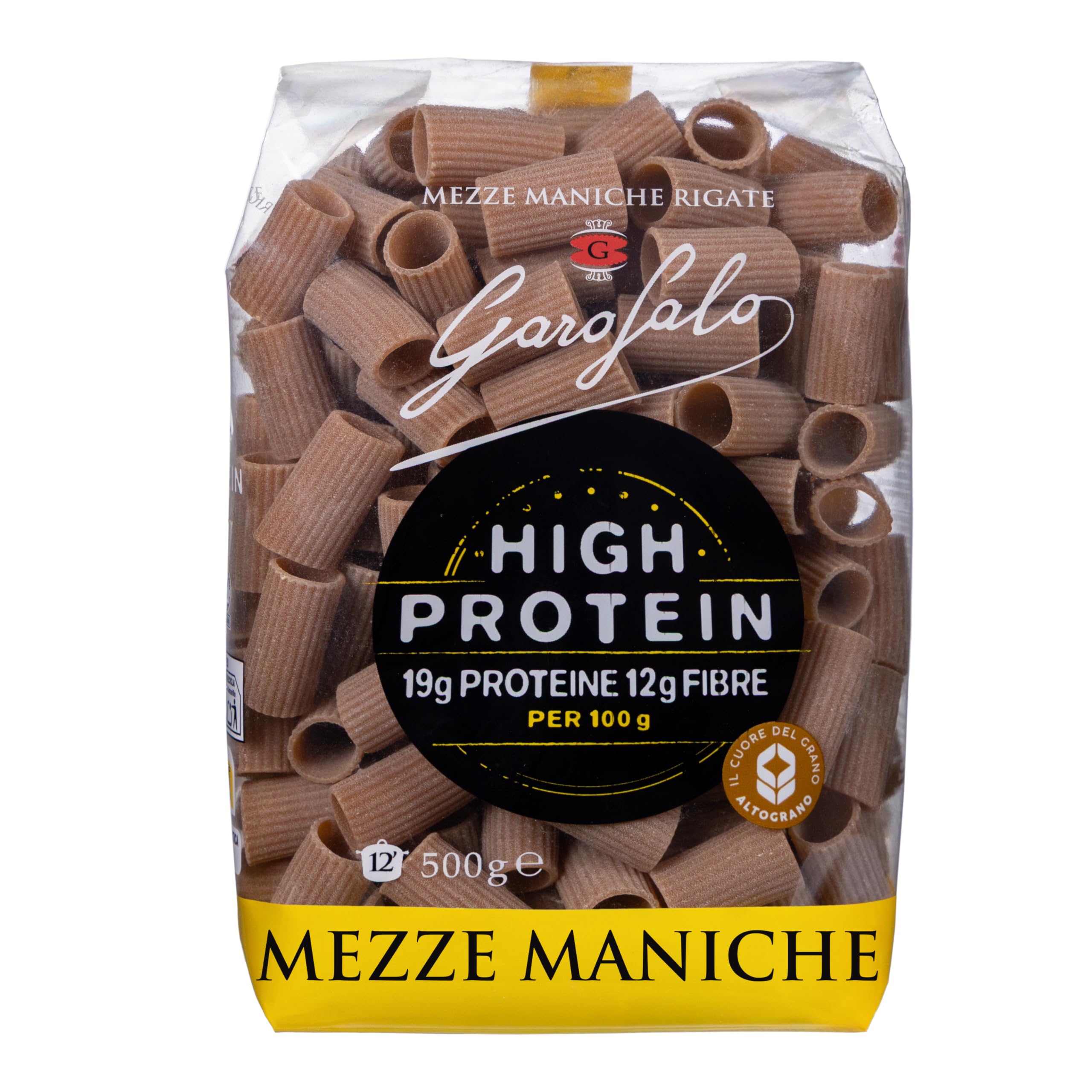 Garofalo High Protein Mezze Maniche Pasta - 19g Protein | 12g Fibre | 500g 1