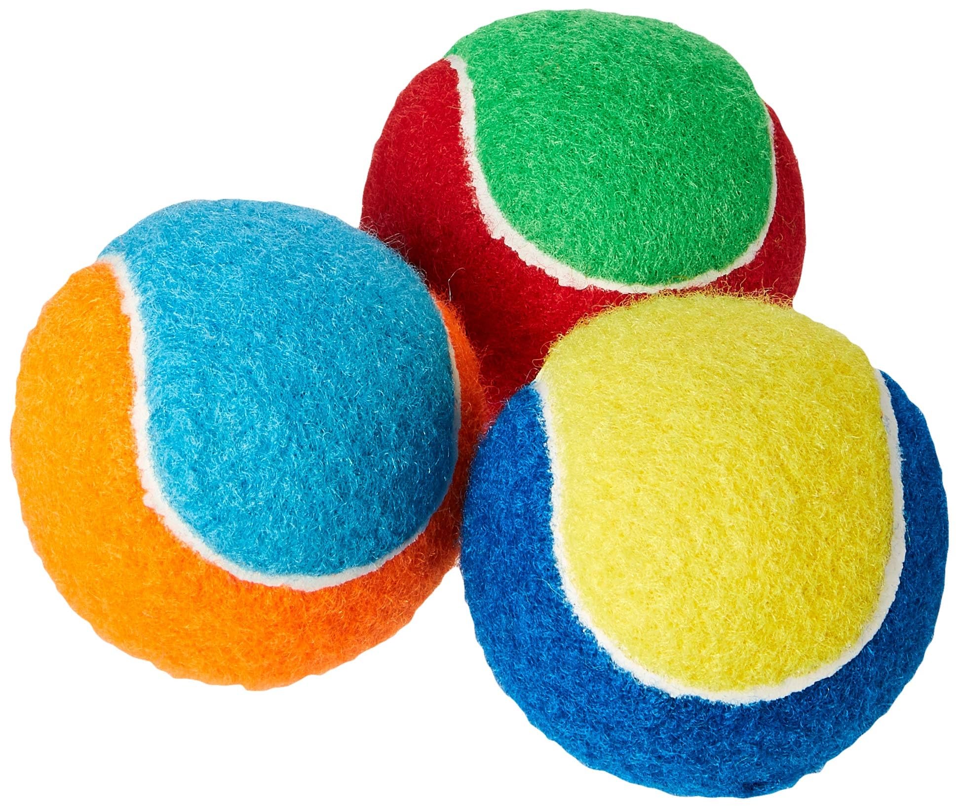 Petface Squeaky Tennis Balls for Dogs - Pack of 3 | Natural Rubber | All Breeds
