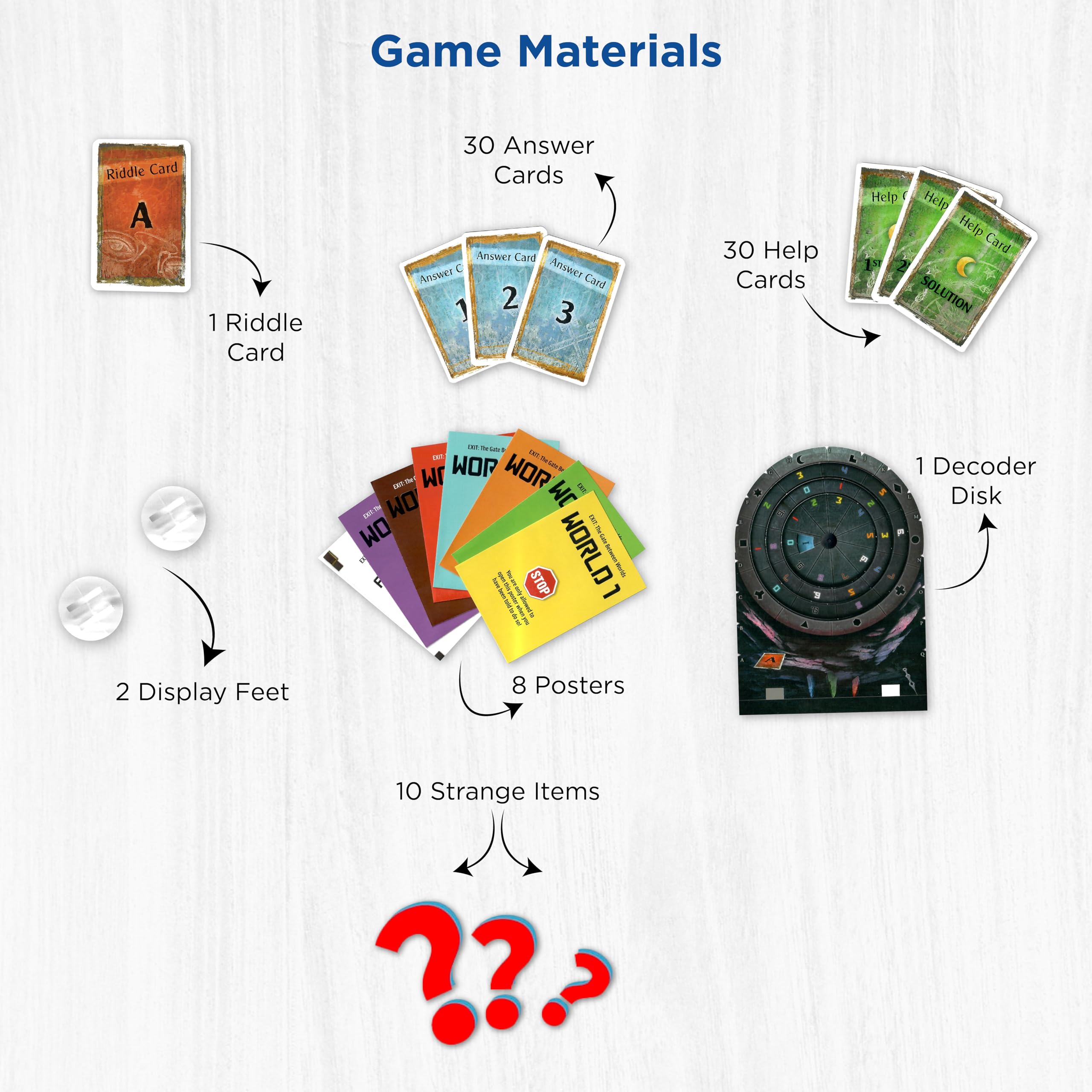 Thames & Kosmos EXIT: The Gate Between Worlds Escape Room Card Game | 1-4 Players | Ages 12+ 3