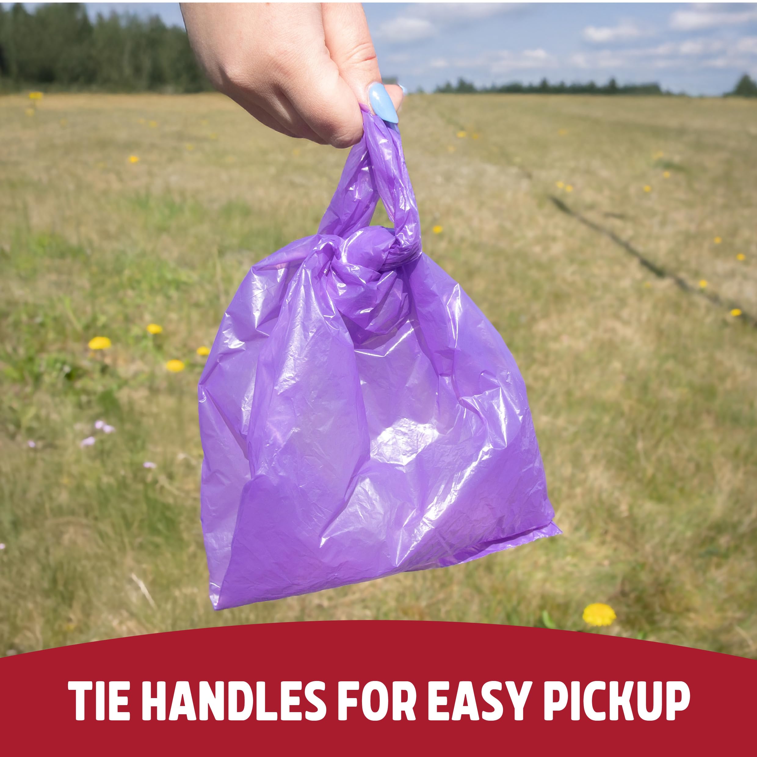 Rosewood Dog Poo Bags with Handles - 500 Bags | Vanilla Scented | Made with Recycled Plastic 6
