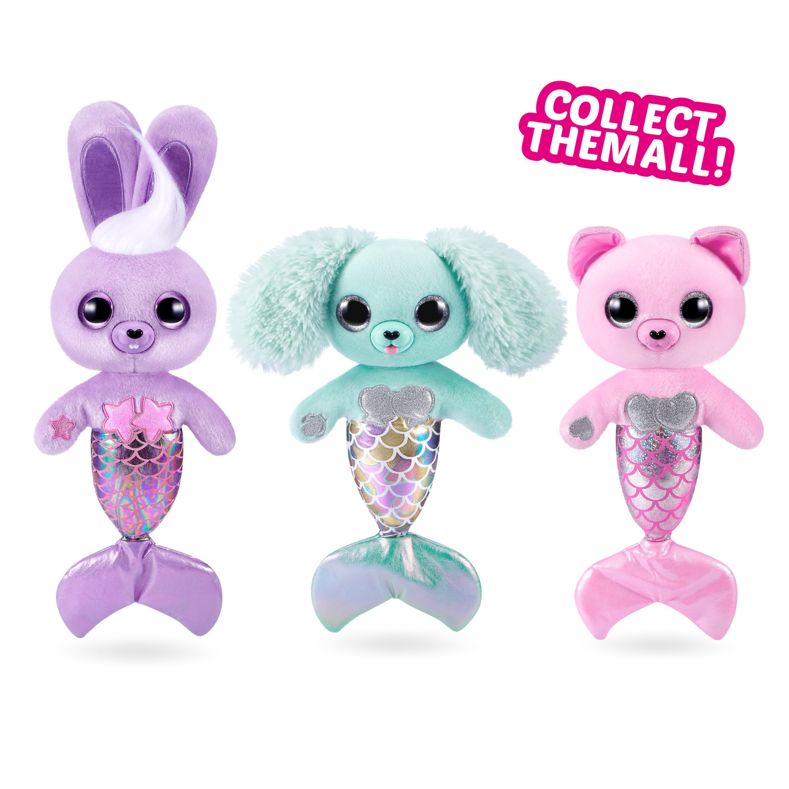 Pets Alive Furmaids by ZURU - Interactive Mermaid Plush with Lights, Sounds & Surprises (Pink Kitten) 6