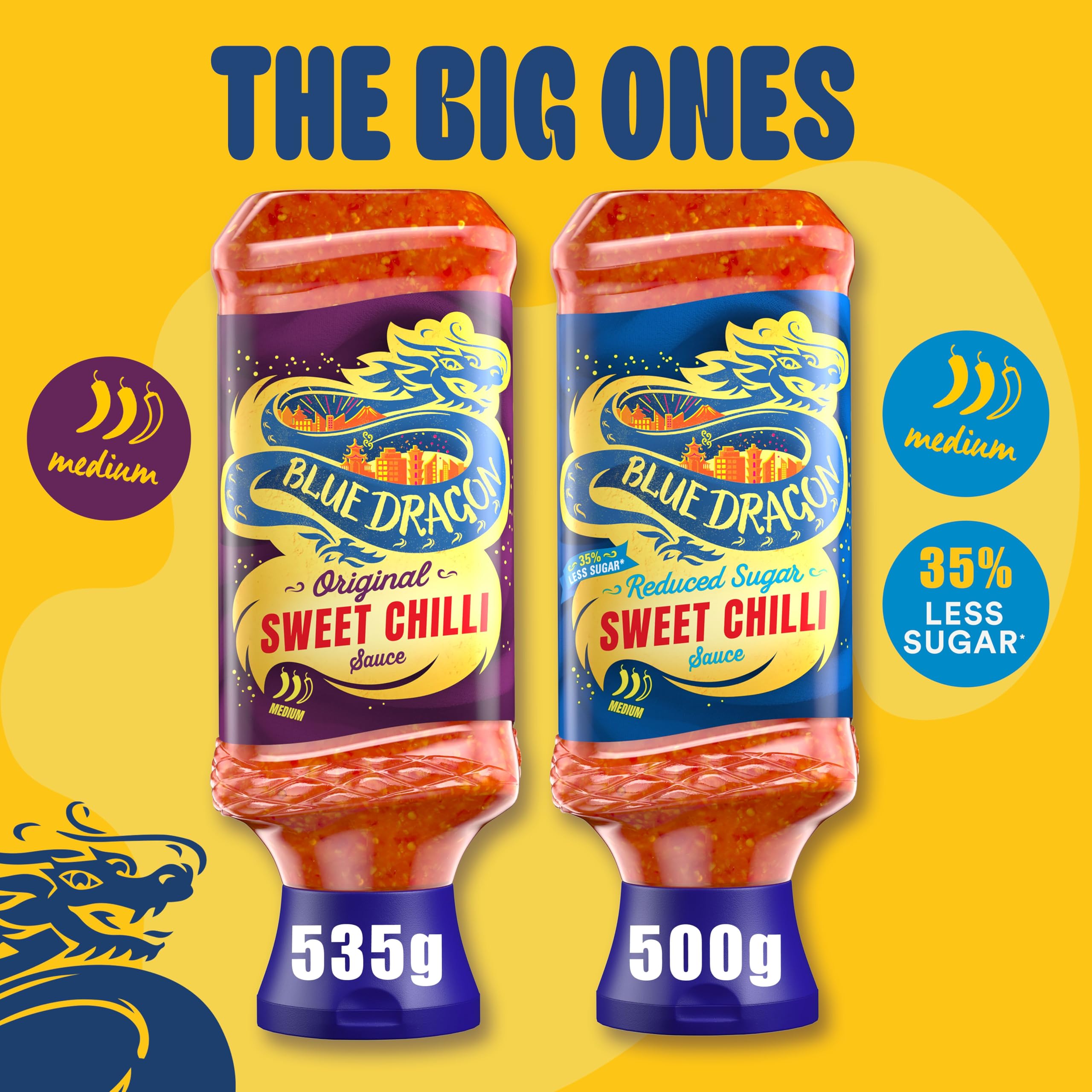 Blue Dragon Reduced Sugar Thai Sweet Chilli Dipping Sauce - 500g | Vegan Friendly 6