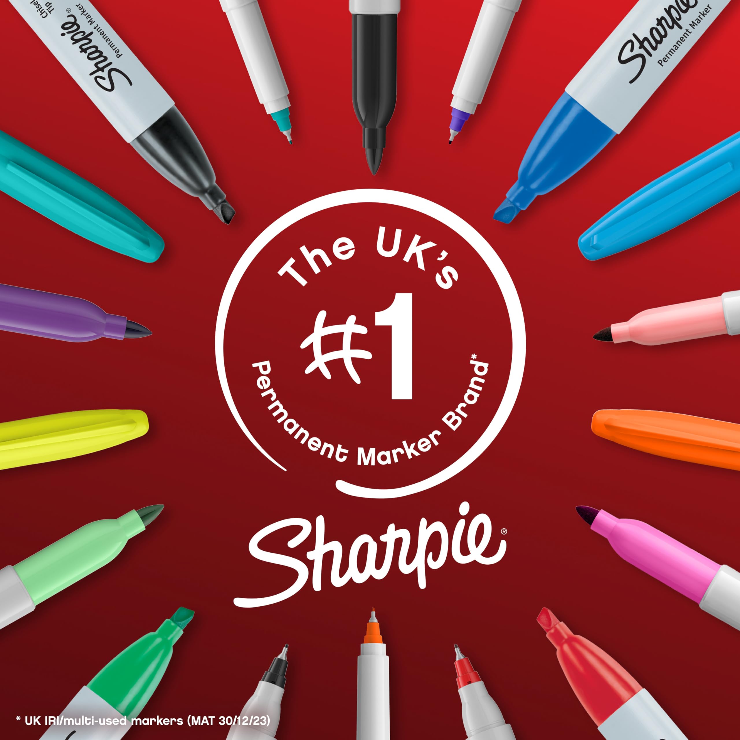 Sharpie Permanent Markers - Fine Point | Assorted Colours | Pack of 18 6