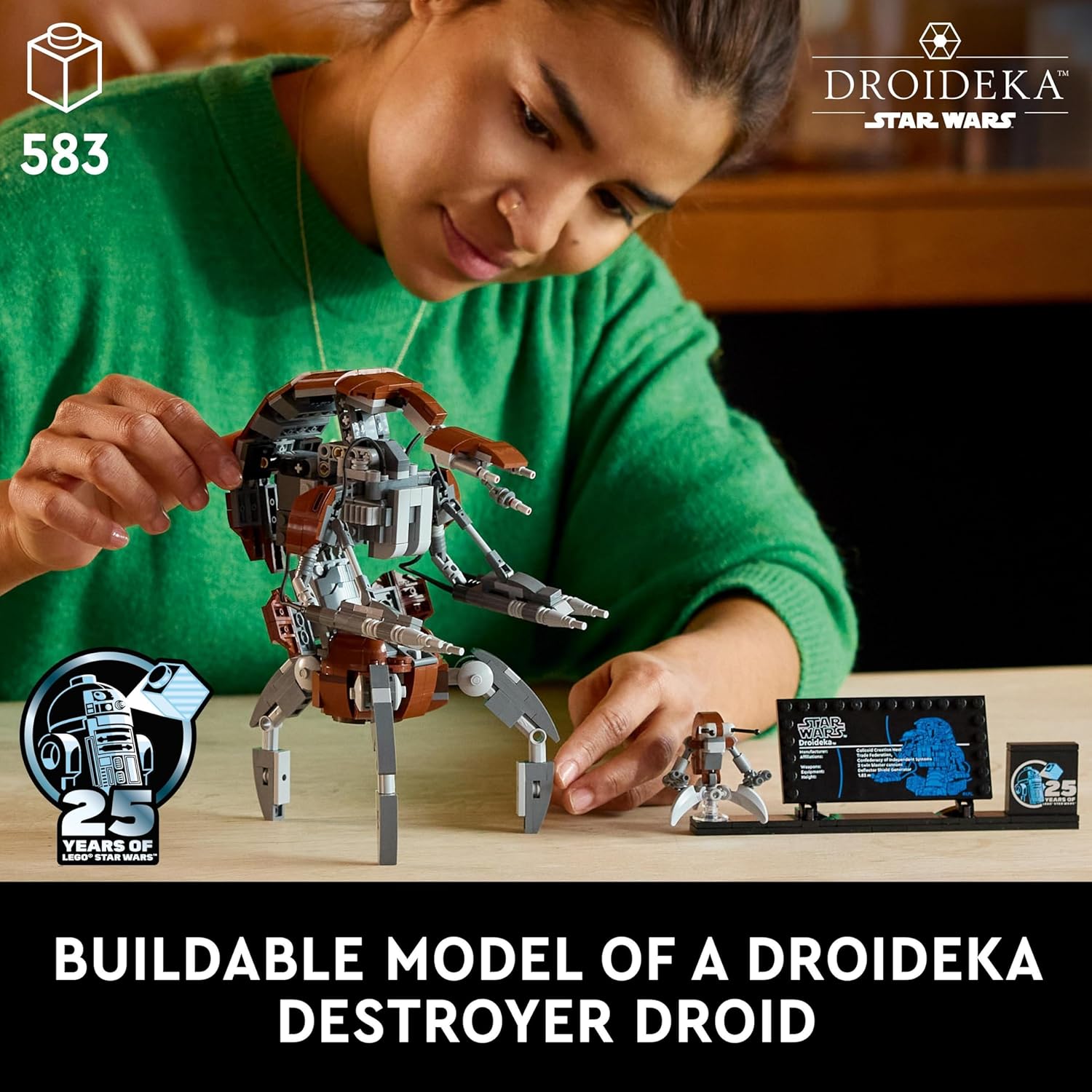 LEGO Star Wars Droideka Set 75381 - Buildable Destroyer Droid Model for Adults 3
