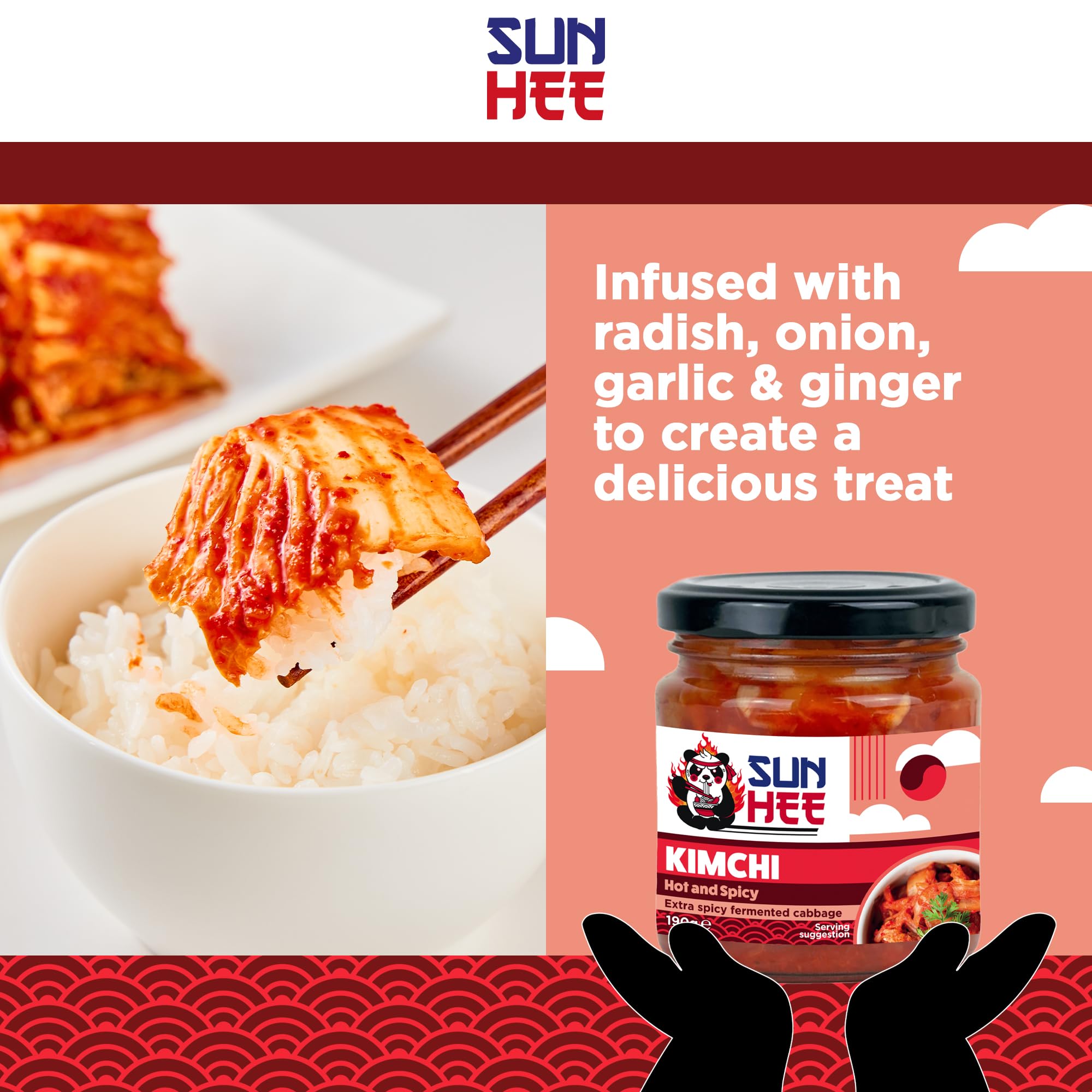 Sun Hee - Kimchi Scharf &amp; Würzig 190g 6