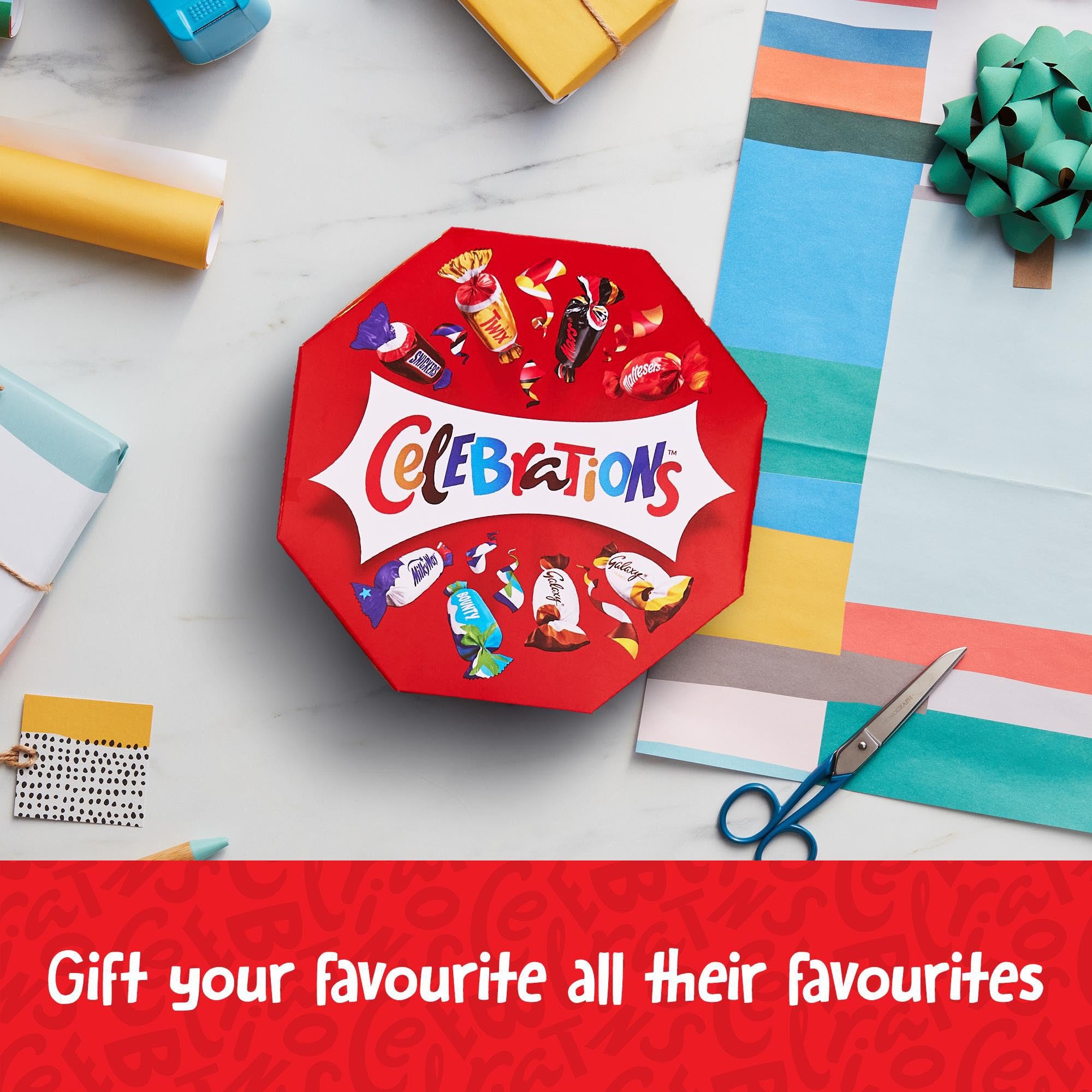 Celebrations Bulk Chocolate Box, 950g - Assorted Mini Chocolate Bars & Biscuits Gift Box 3