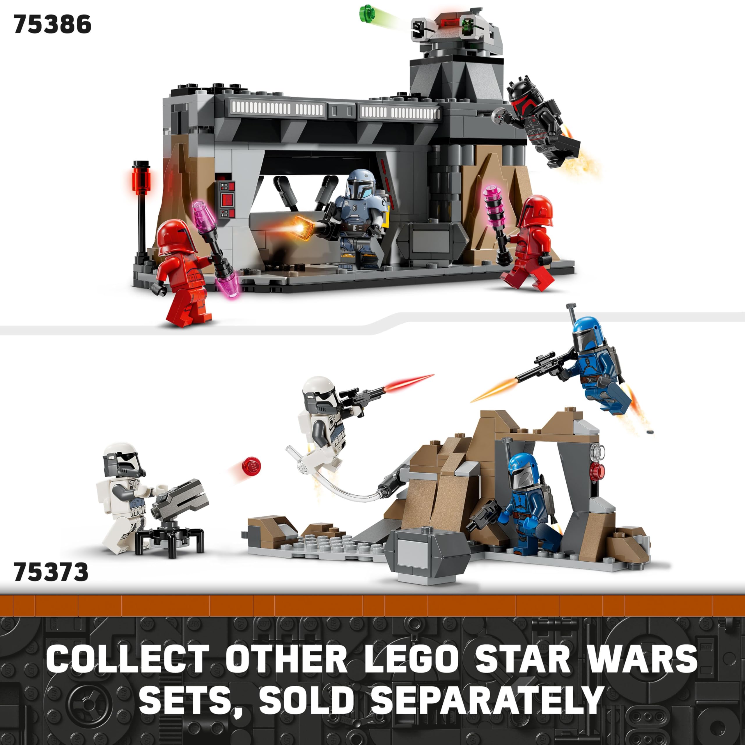 LEGO Star Wars: The Mandalorian Paz Vizsla and Moff Gideon Battle Set - 289-Piece Building Playset for Ages 7+ 3