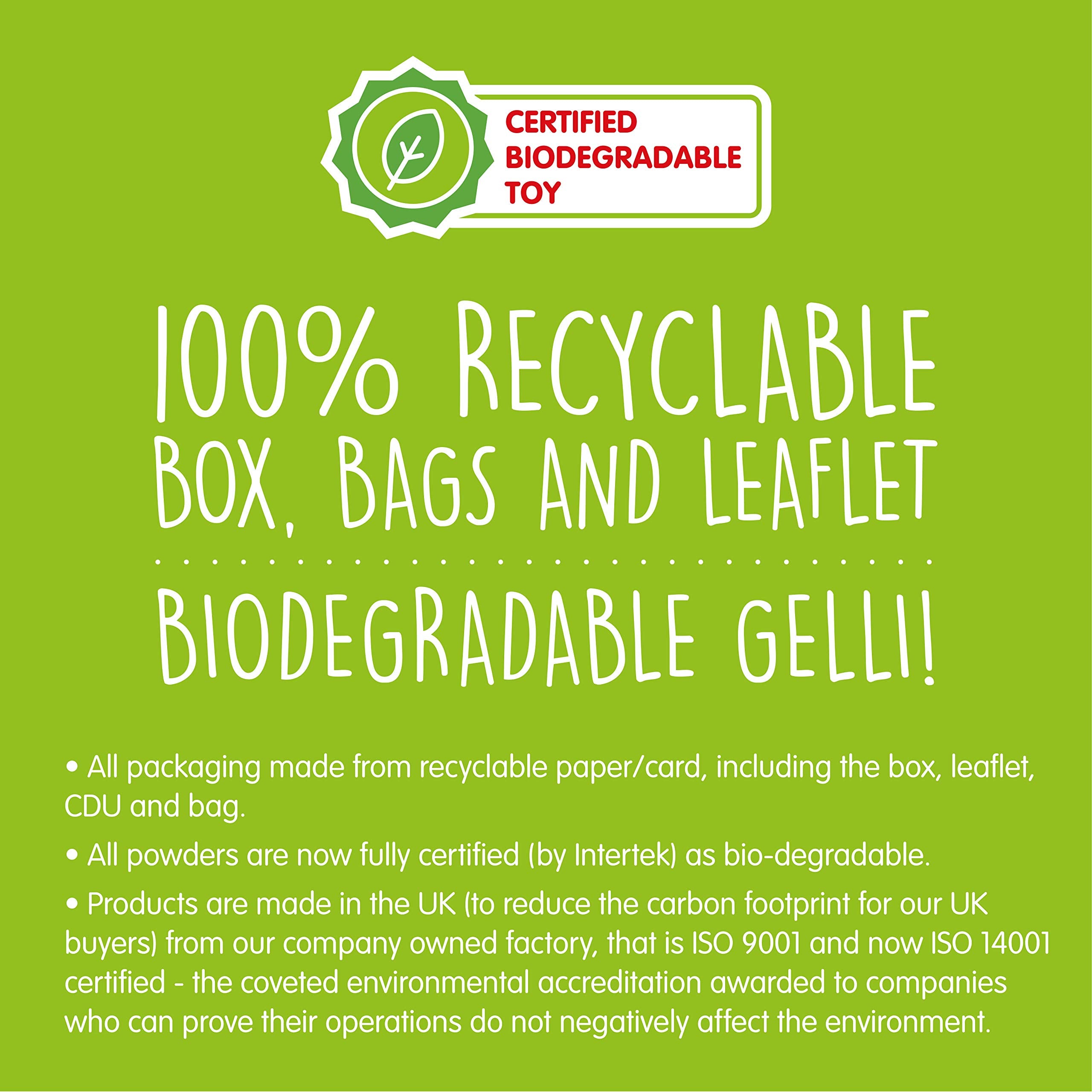 ZIMPLI Gelli Baff Eco Gelli Baff Green for Bath Play | Skin Safe, Biodegradable | Ages 3+ 6