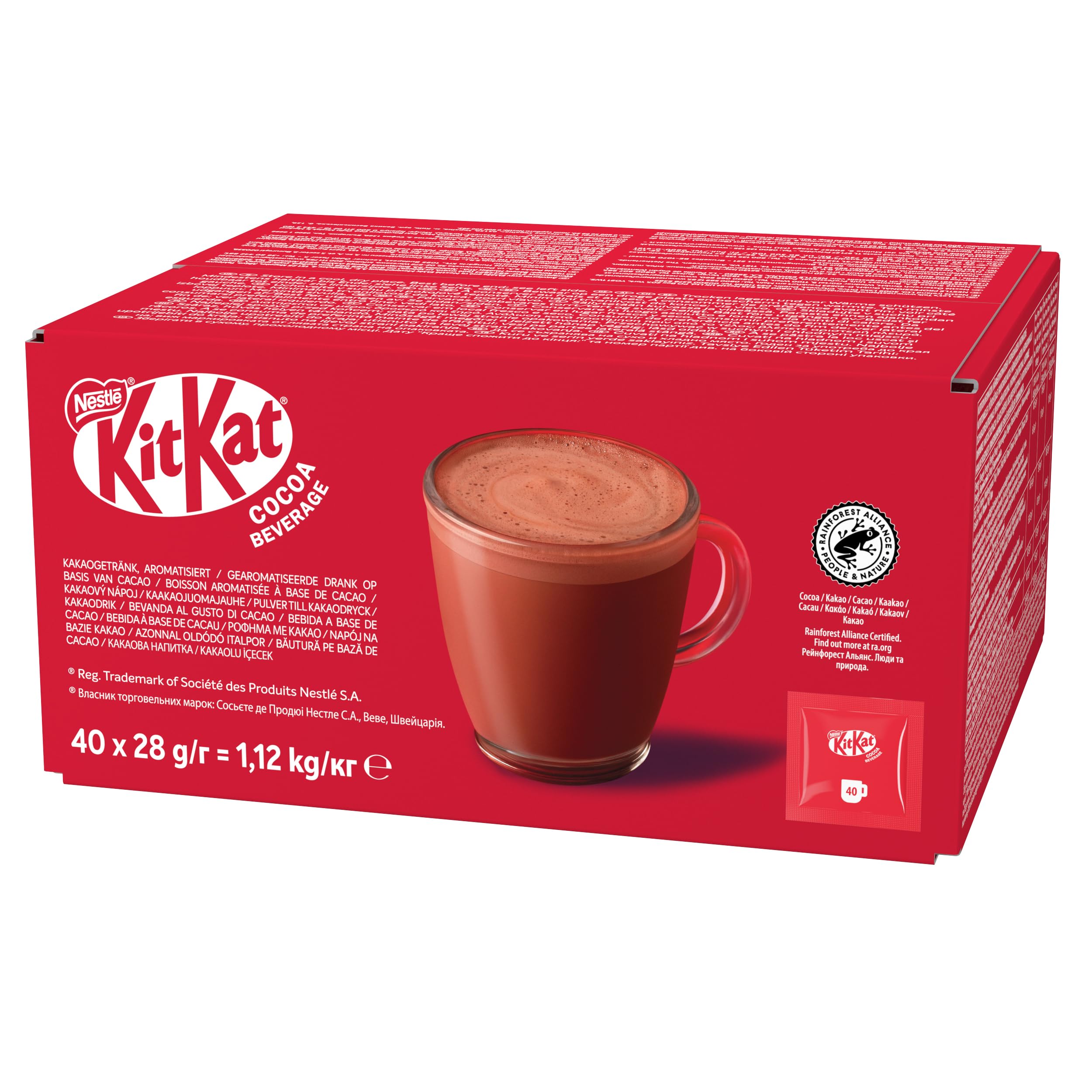KitKat Instant Hot Chocolate Powder Sachets - 40 Count (28g Each) 2