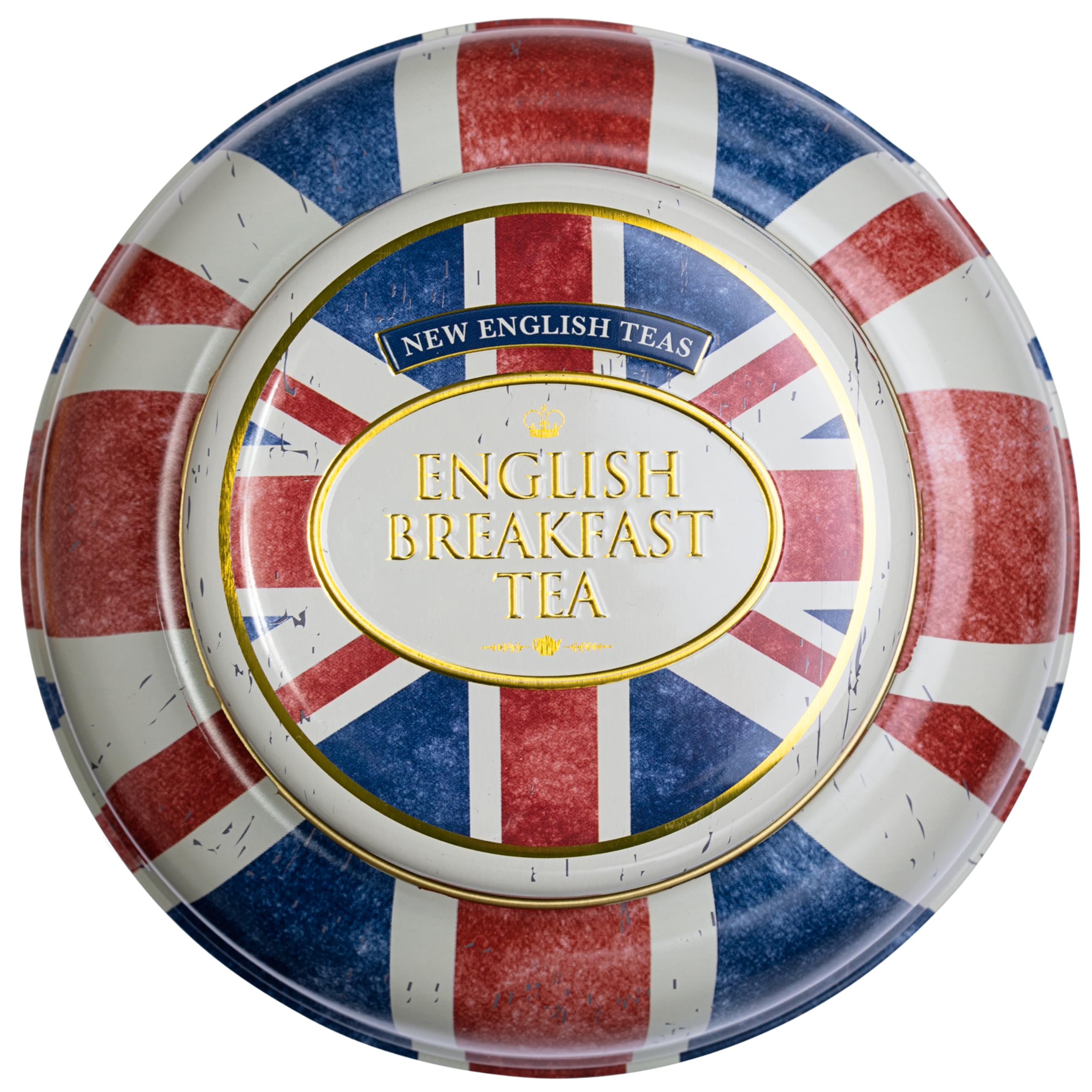 New English Teas Union Jack Large Round Tea Caddy with 240 English Breakfast Tea Bags 3