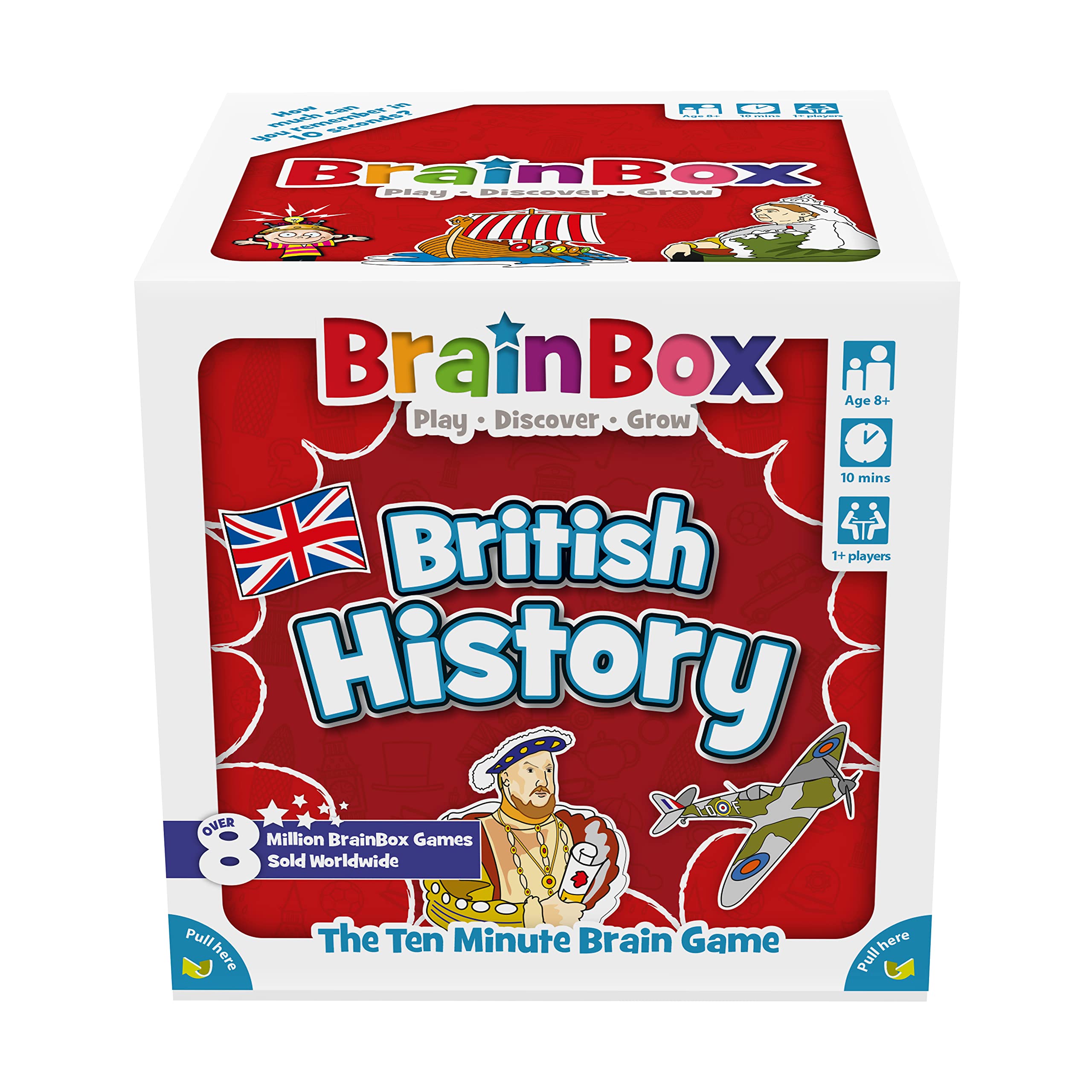 Brainbox Kartenspiel zur britischen Geschichte – 54 Karten, 432 Fragen, ab 8 Jahren 7