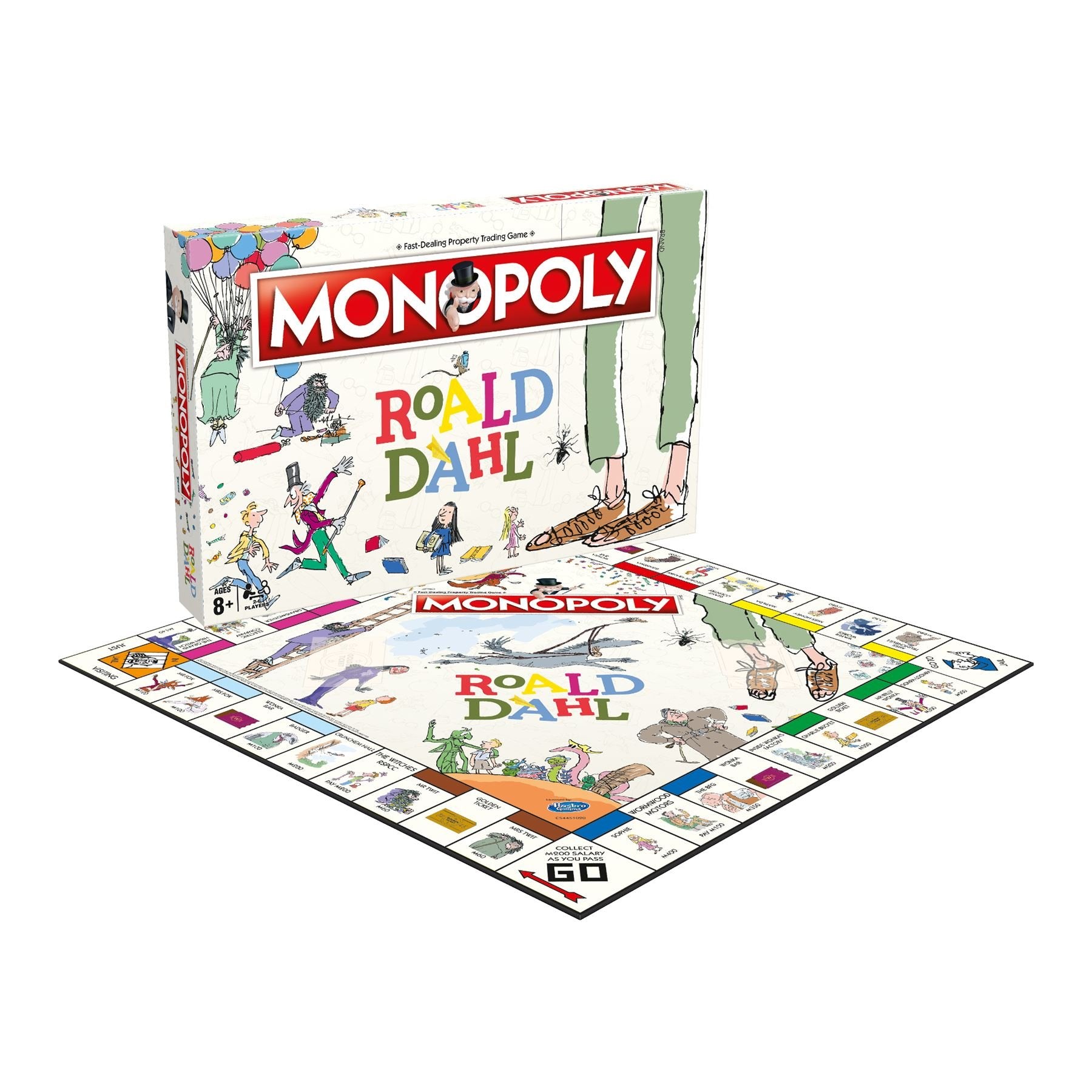 Winning Moves Roald Dahl Monopoly Board Game | Ages 8+ | 2-6 Players | Approx. 90 Min