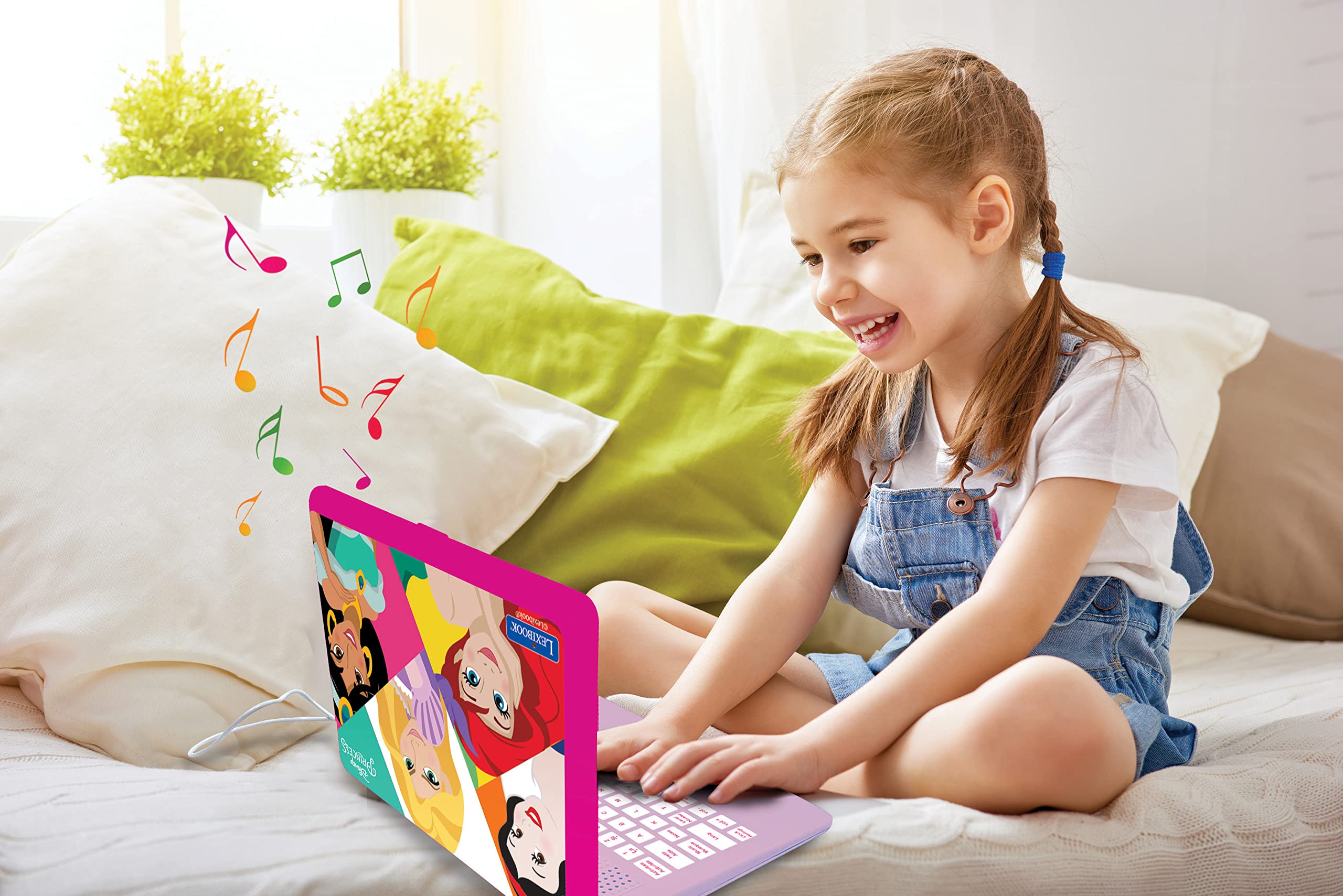 LEXIBOOK Disney Princess Educational Bilingual Laptop French/English | Ages 3+ | 124 Activities 6