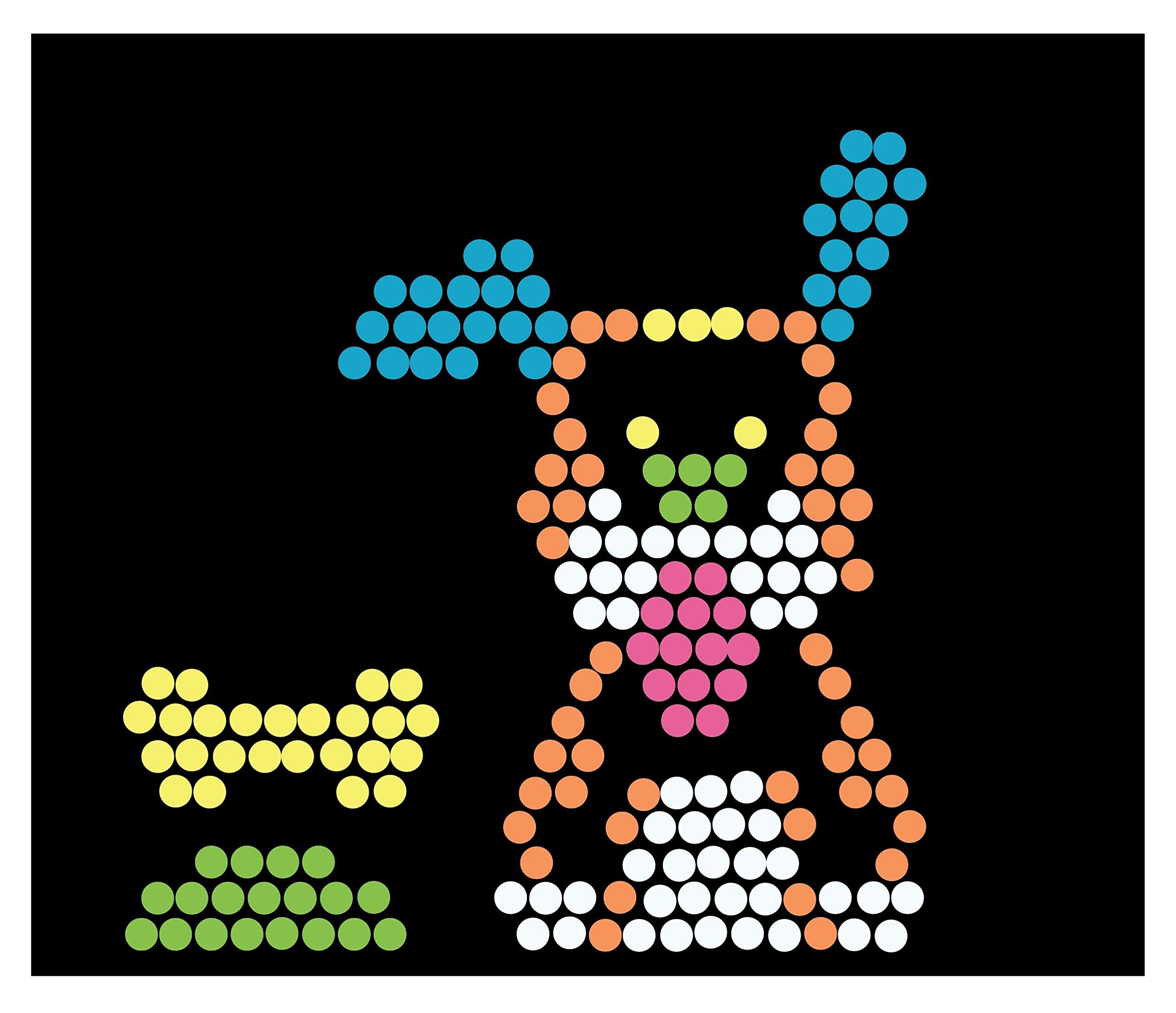 Lite Brite Peg & Template Refill Pack | Light Up Drawing Board with 100 Pegs & 8 Templates 17