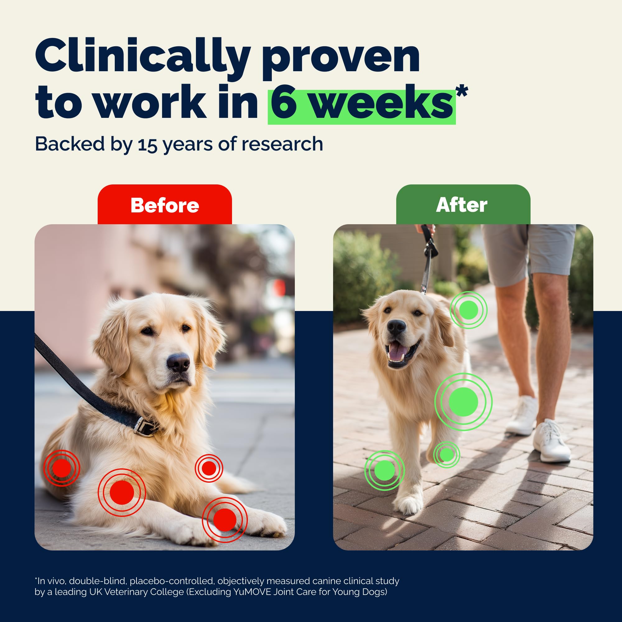 YuMOVE Joint Supplement for Dogs - Aid for Stiff Adult Dogs | 120 Tablets 3