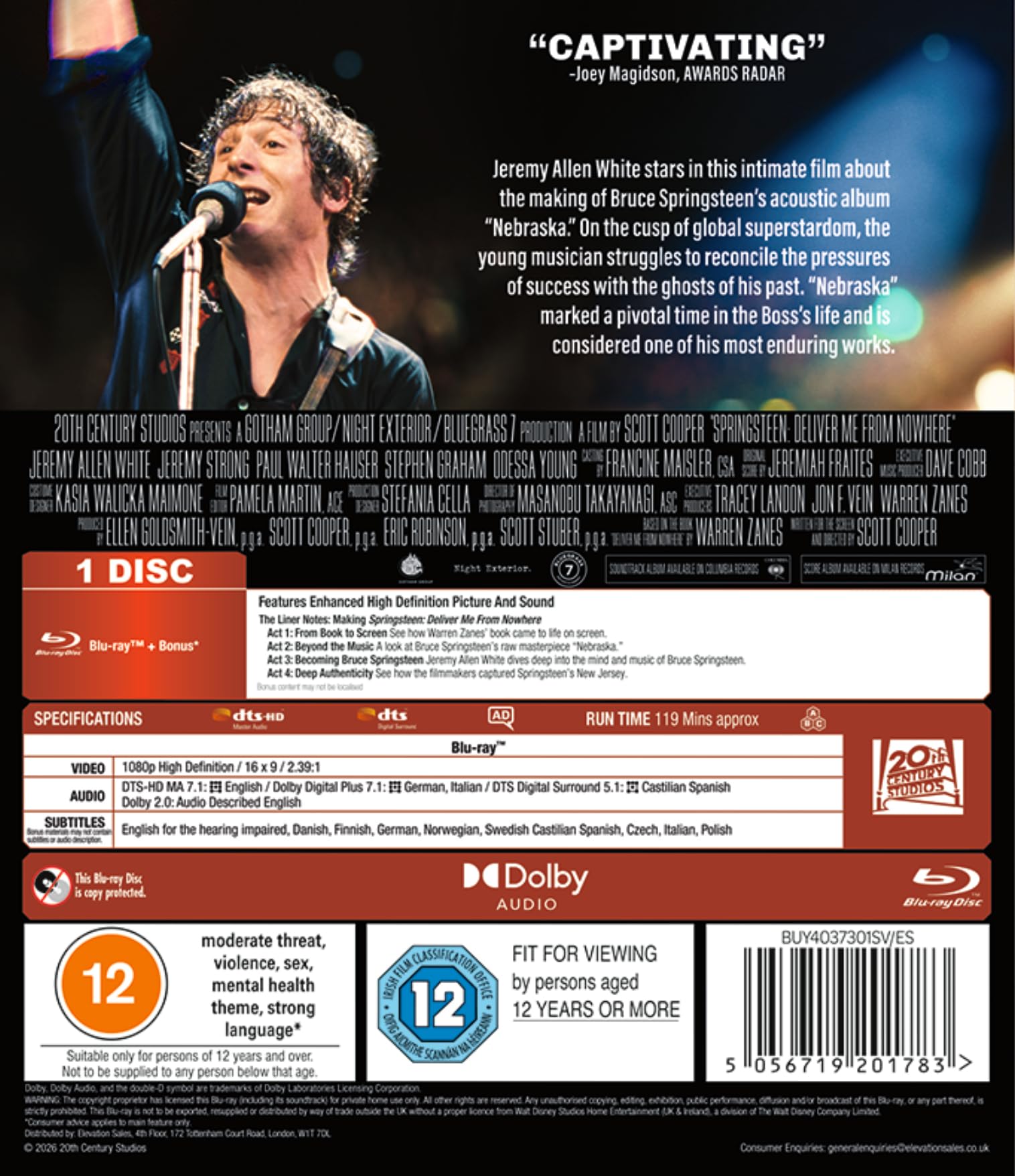 Springsteen: Deliver Me From Nowhere [Blu-ray] 5