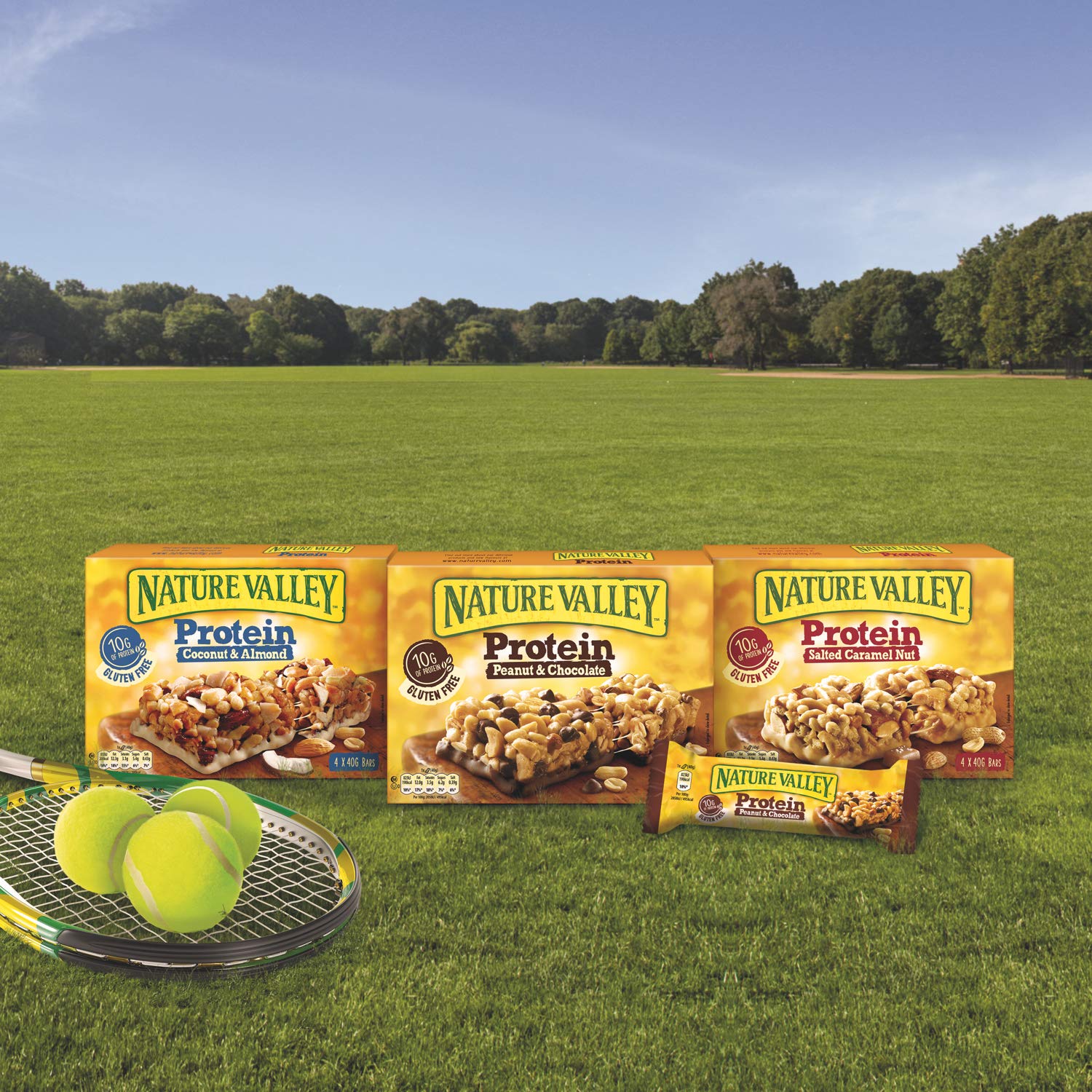 Nature Valley Protein Peanut & Chocolate Cereal Bars - High Protein Snack | 12 Count Pack 7