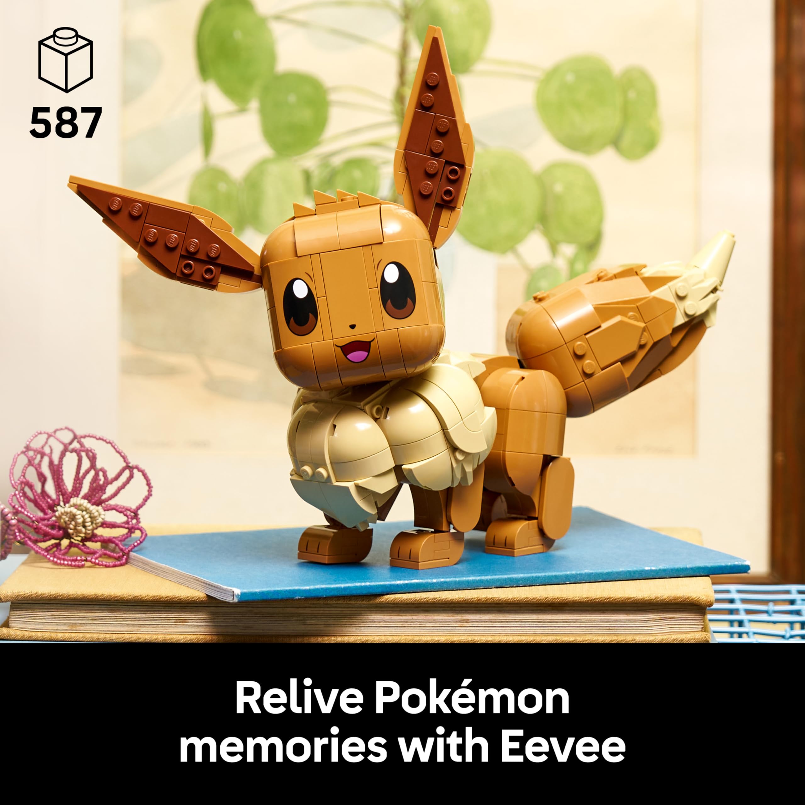 LEGO Pokémon Eevee Figure Building Set 72151 for Adults | 587 Pieces | Posable 2