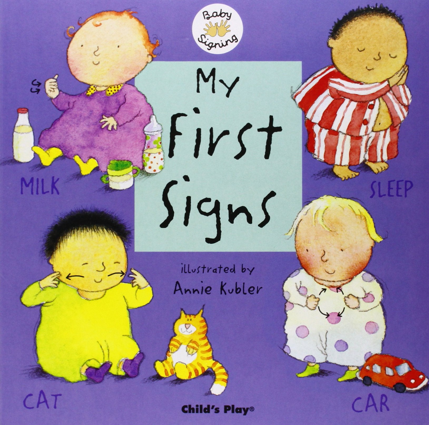Child's Play (International) Ltd My First Signs: BSL Board Book for Language Study | Ages Baby - 3 Years