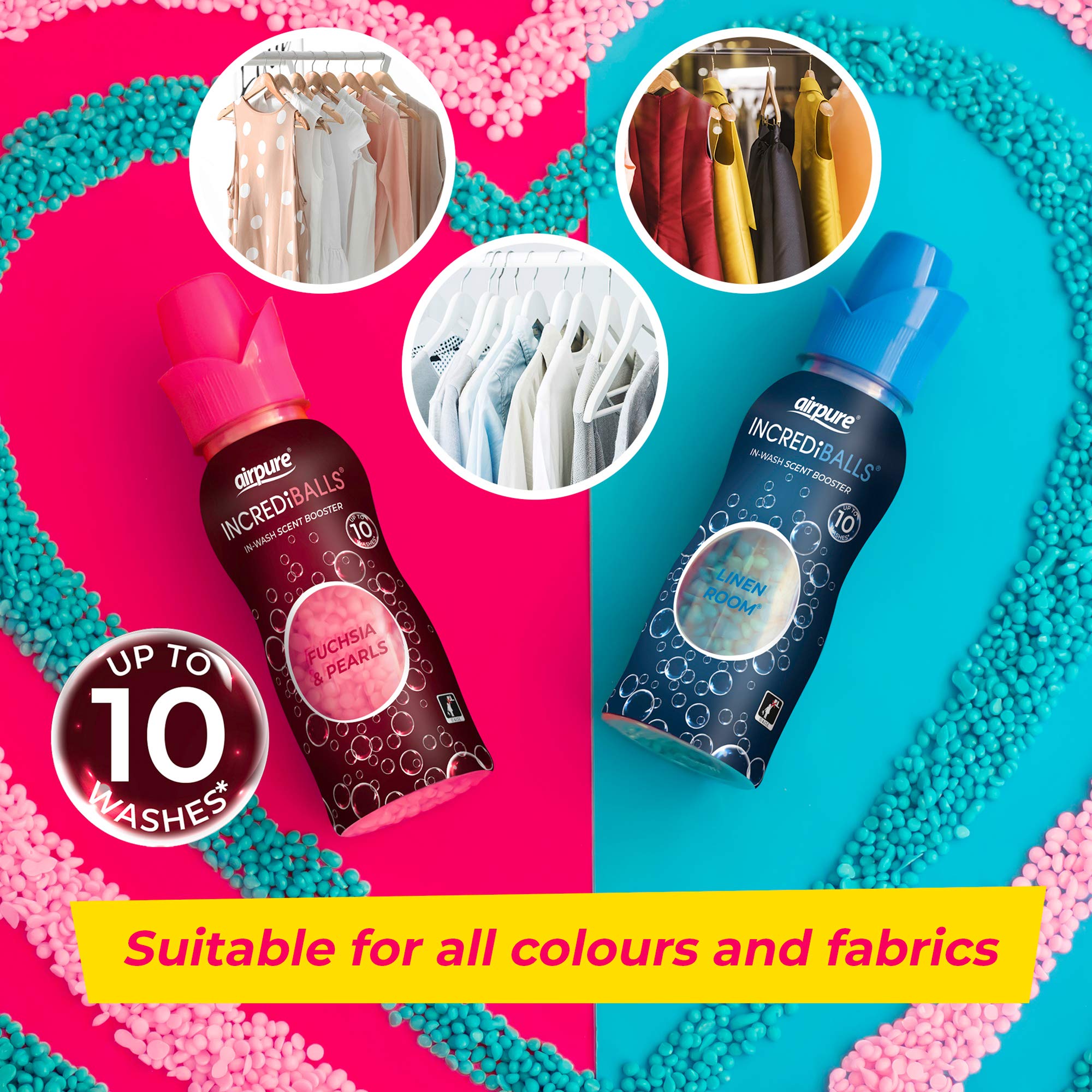 Airpure - INCREDiBALLS Duftverstärker für die Wäsche (AP-IB-317), 10 Wäschen 3