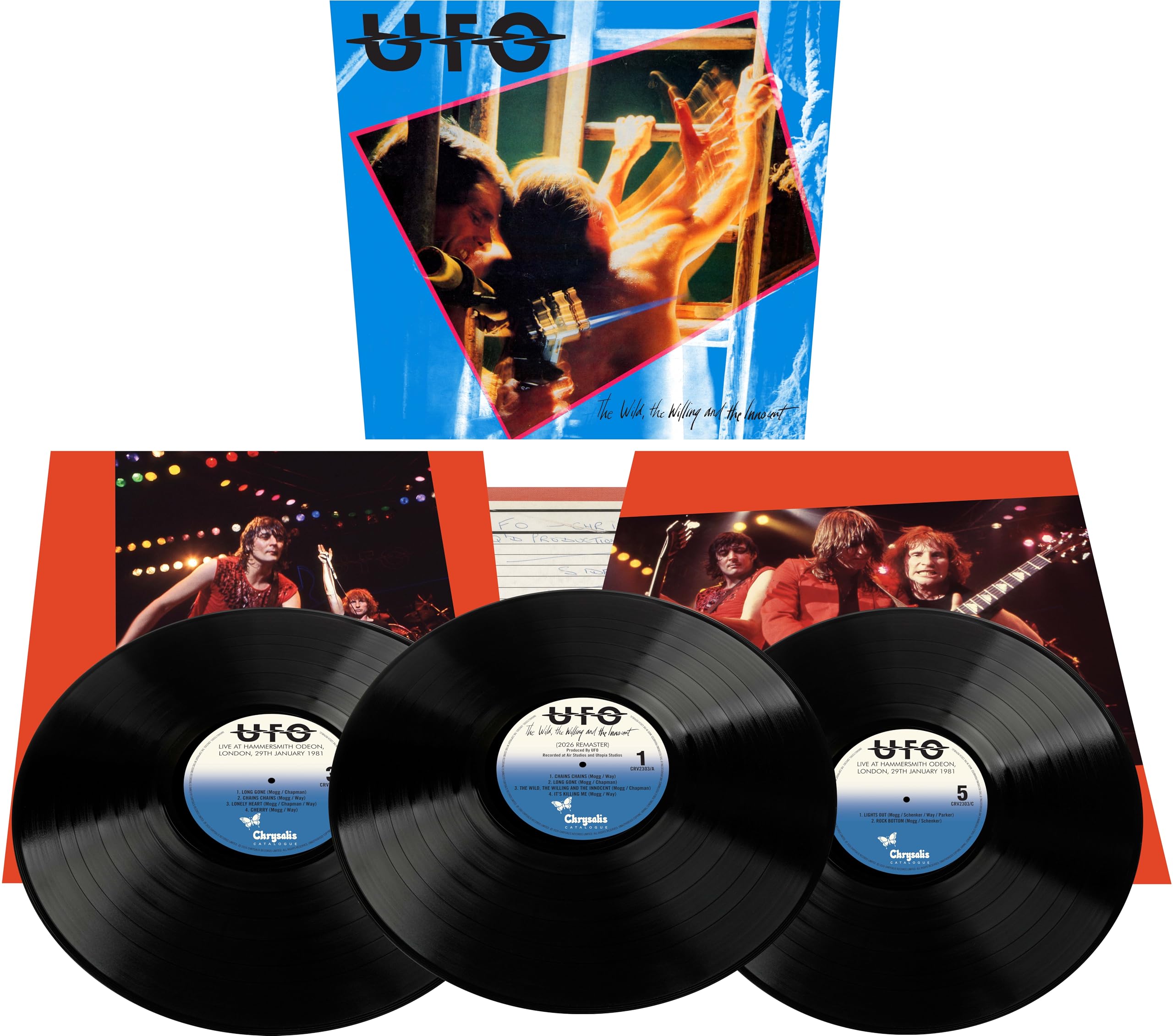 UFO - The Wild, The Willing & The Innocent [3LP Box Set Vinyl]