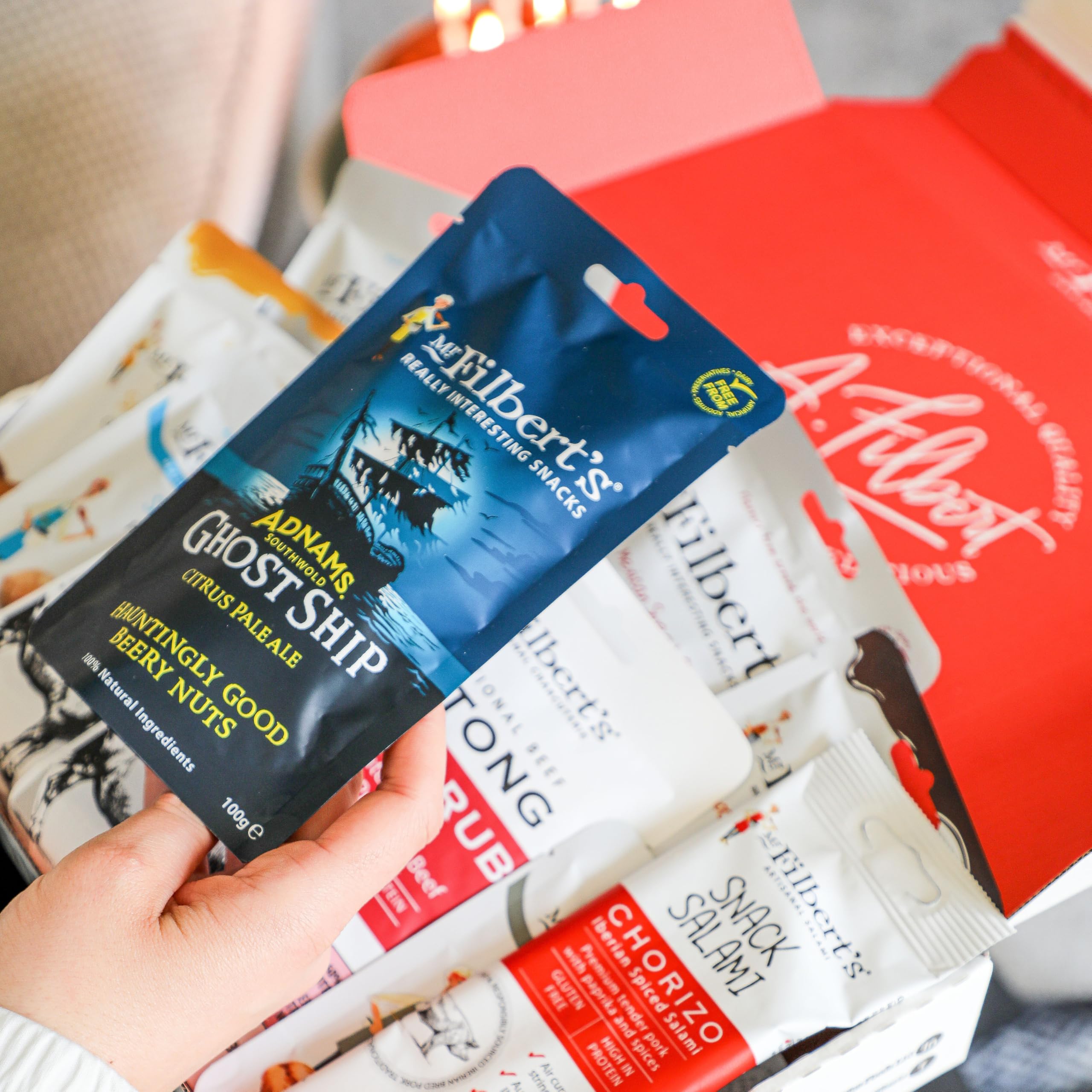 Mr Filbert's For Him Selection Box - Nuts, Olives & Cured Meats Snack Gift 3