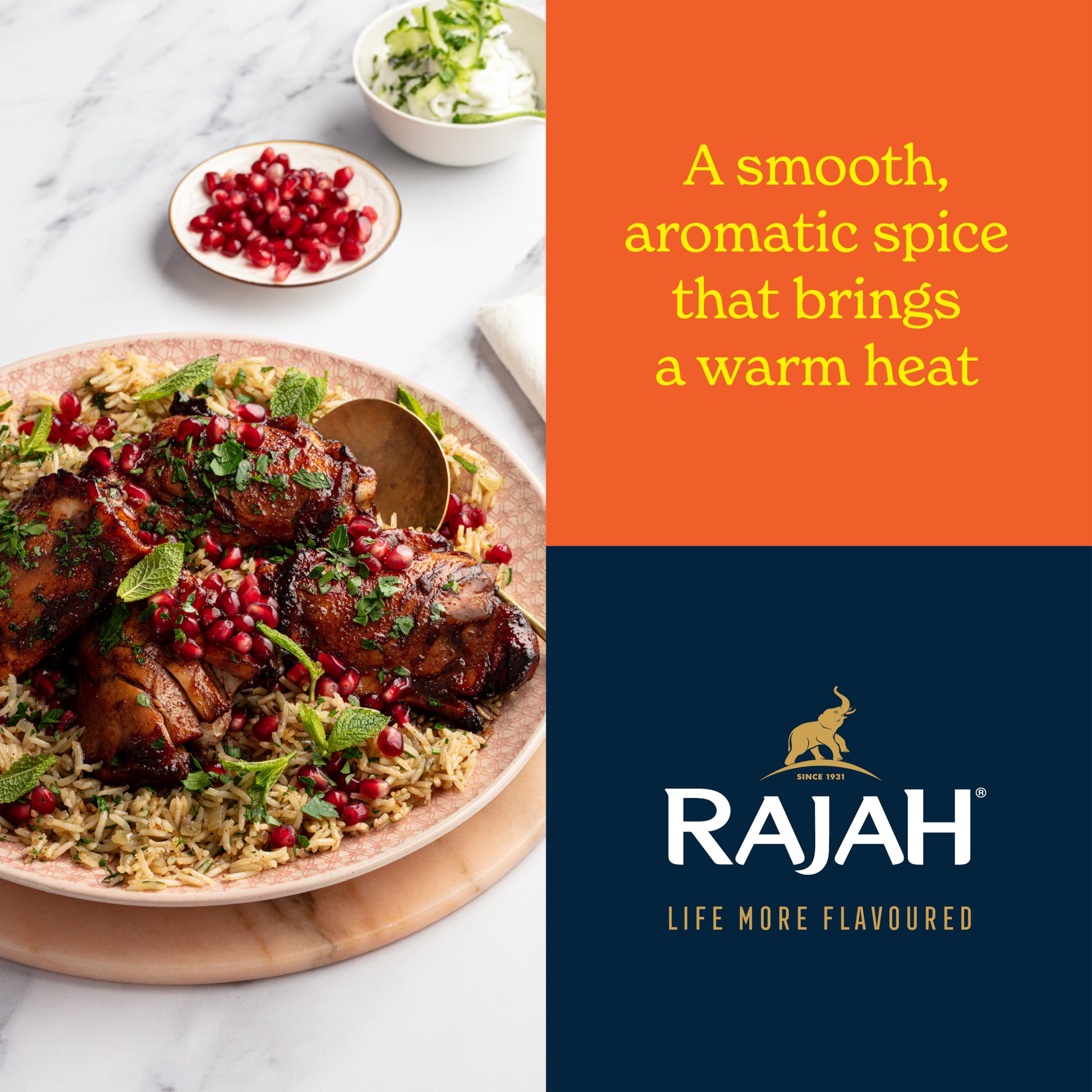 Rajah Paprika Powder - 1kg Resealable Bag | 100% Pure Ground Spice 2