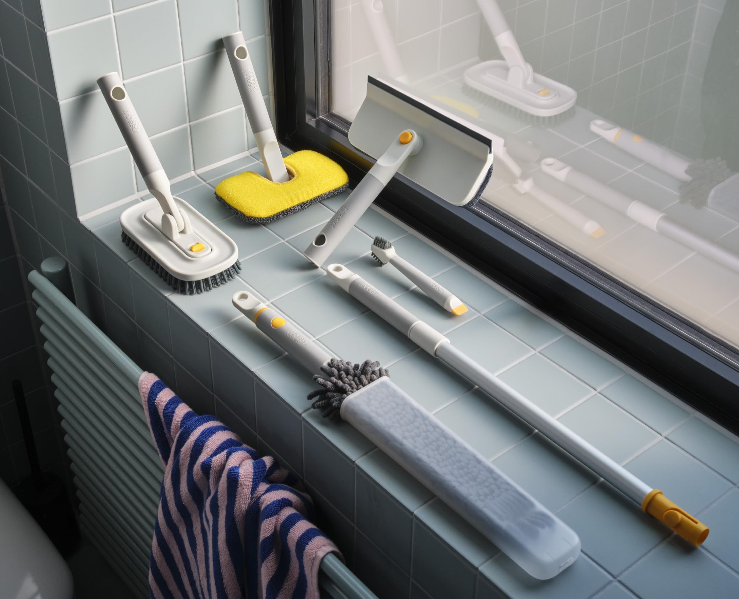 Joseph Joseph CleanTech Telescopic Extension Pole - Clip-In Design | Extends to 86 cm 7