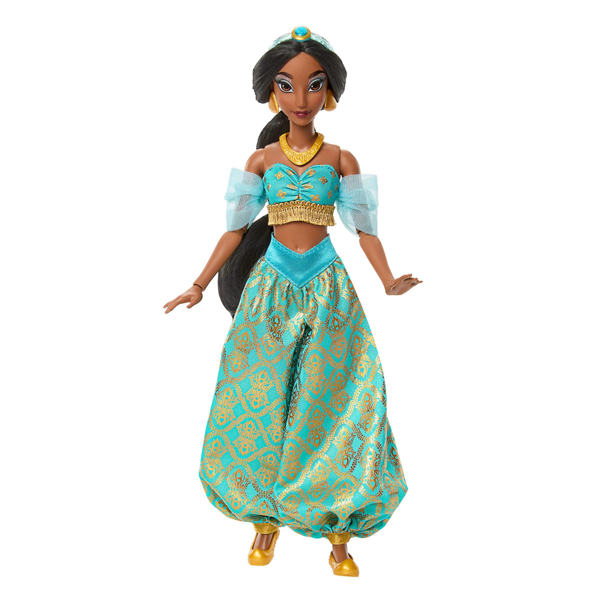 Mattel Disney Princess Jasmine Sparkling Princess Fashion Doll with Removable Outfit | Ages 4+ 1