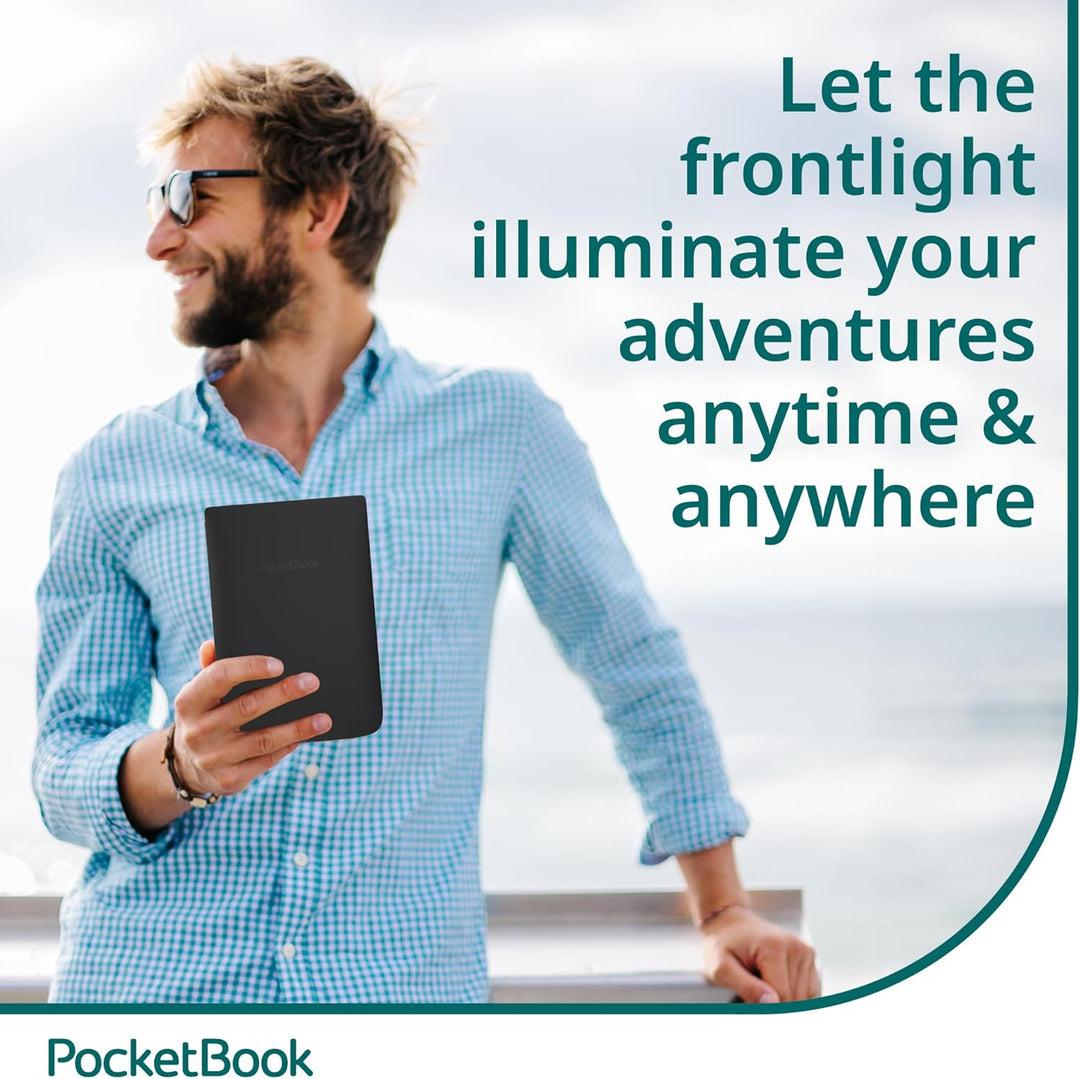 PocketBook Basic Lux 4 Ink Black E-Reader (PB618-P-WW)
