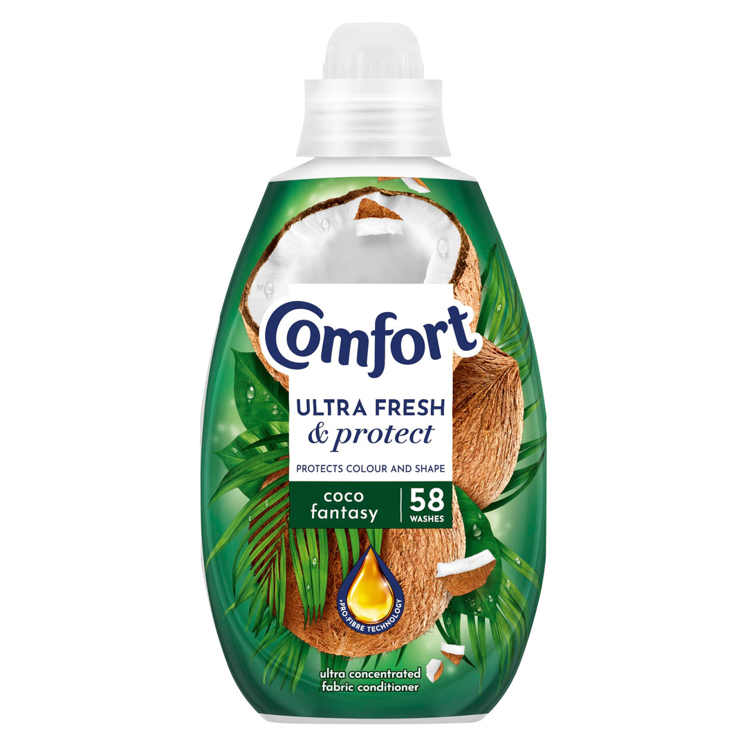 Comfort Ultra Fresh & Protect Coco Fantasy Fabric Conditioner - Liquid Fabric Softener