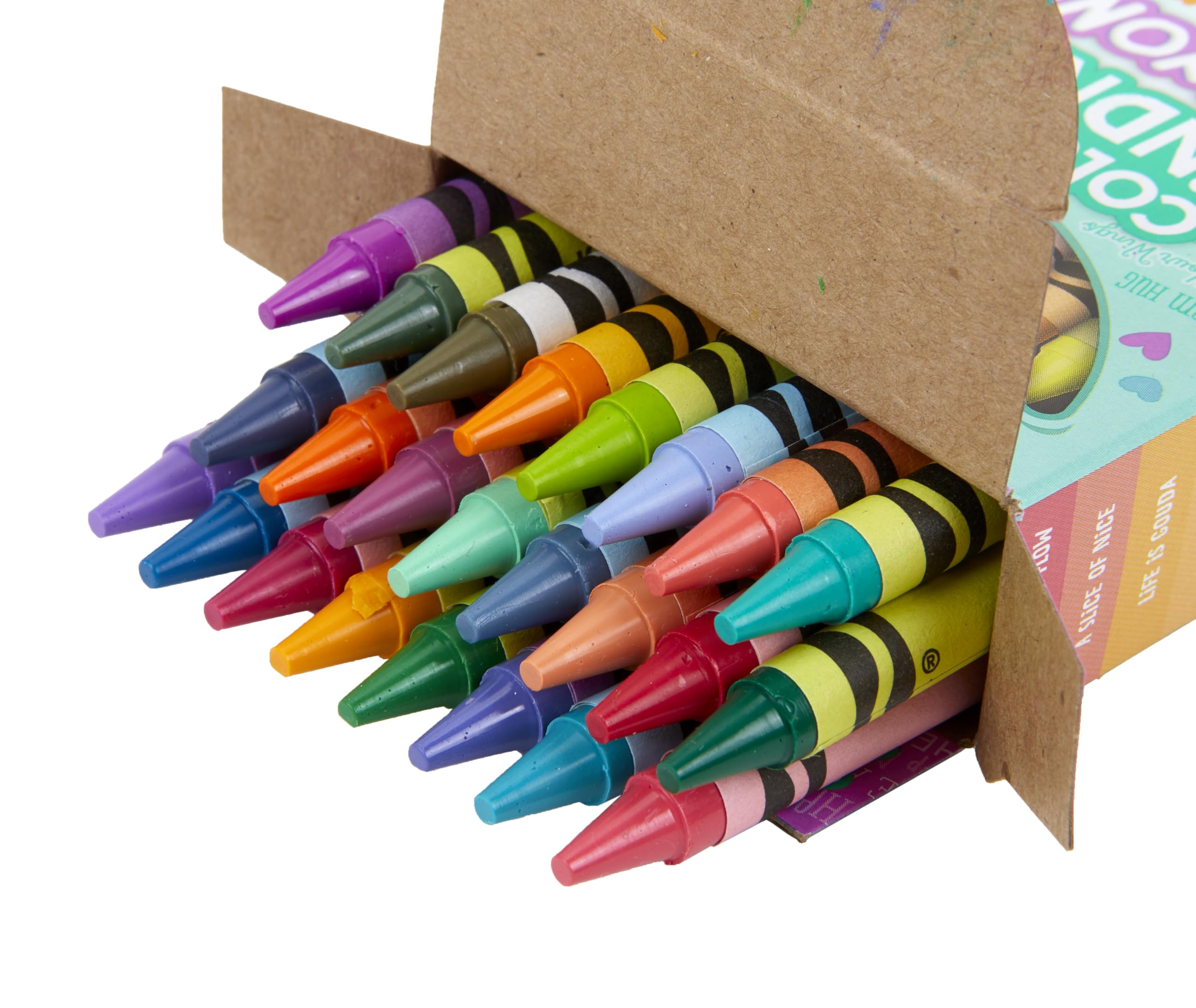 CRAYOLA Colours of Kindness Crayons - 24 Assorted Colors with Special-Edition Names 3