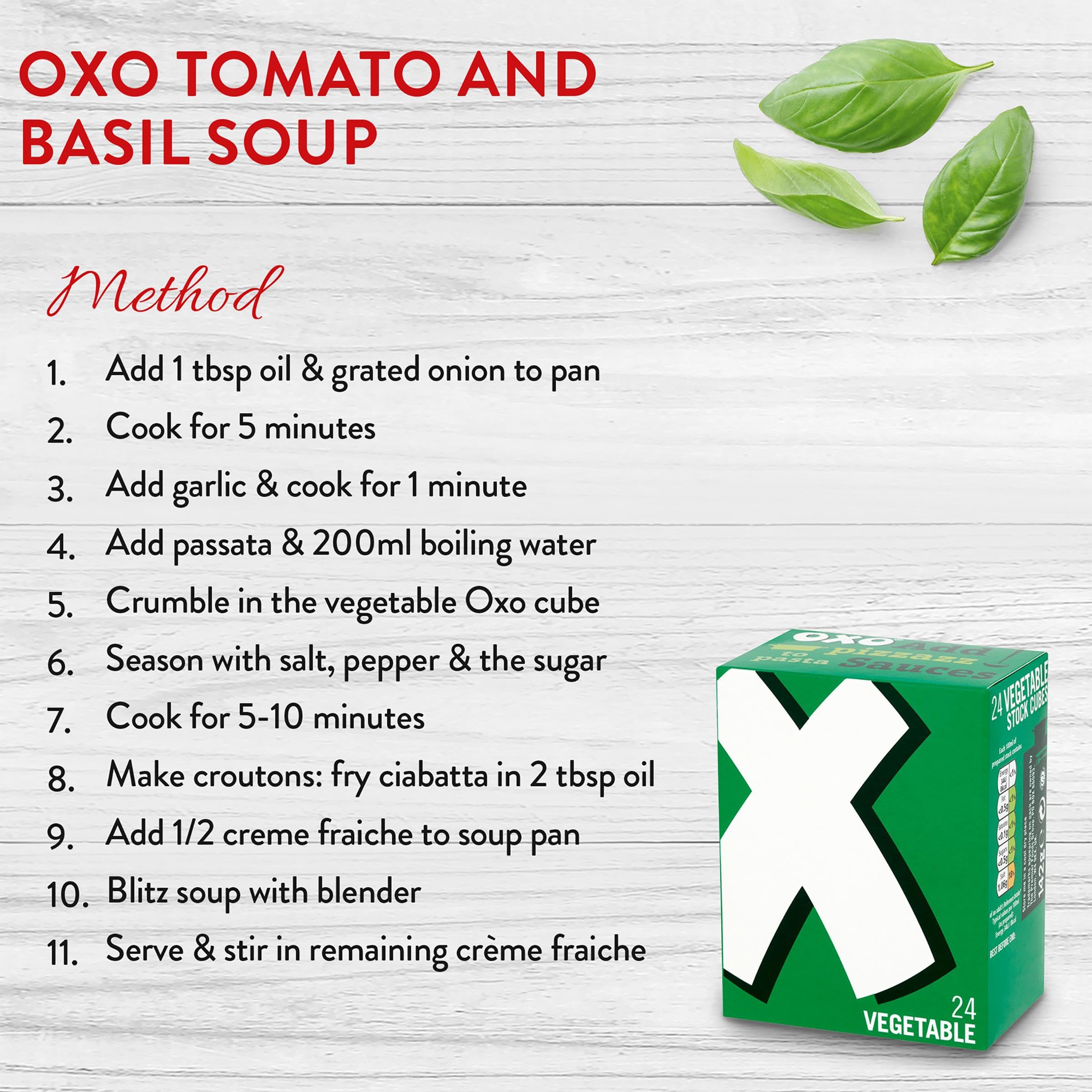 OXO Vegetable Stock Cubes - Plant-Based & Vegan, 60 Cubes, 378g 7