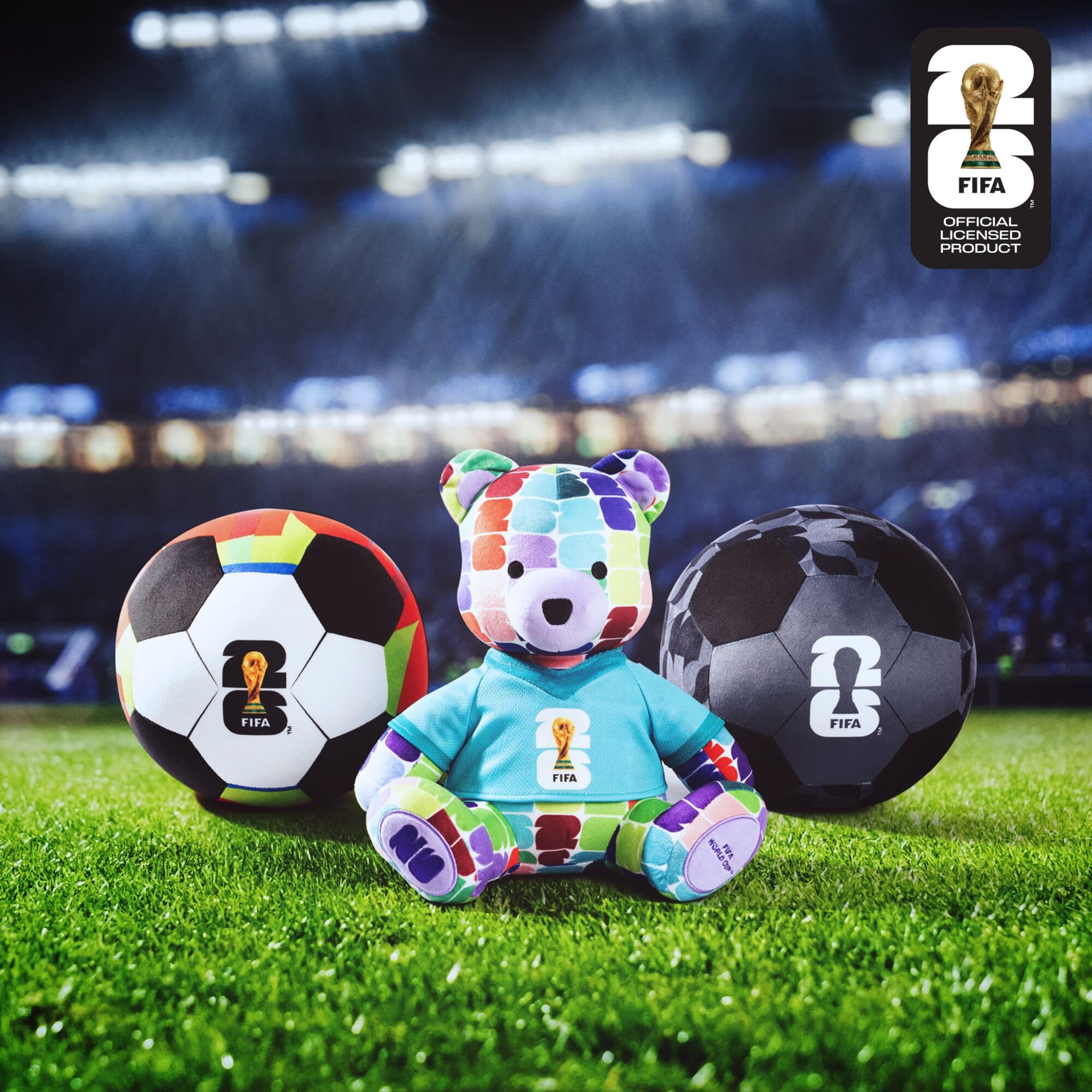 Jazwares FIFA 9-Inch Plush Football - Officially Licensed World Cup Collectible | Polyester | Ages 3+ 8