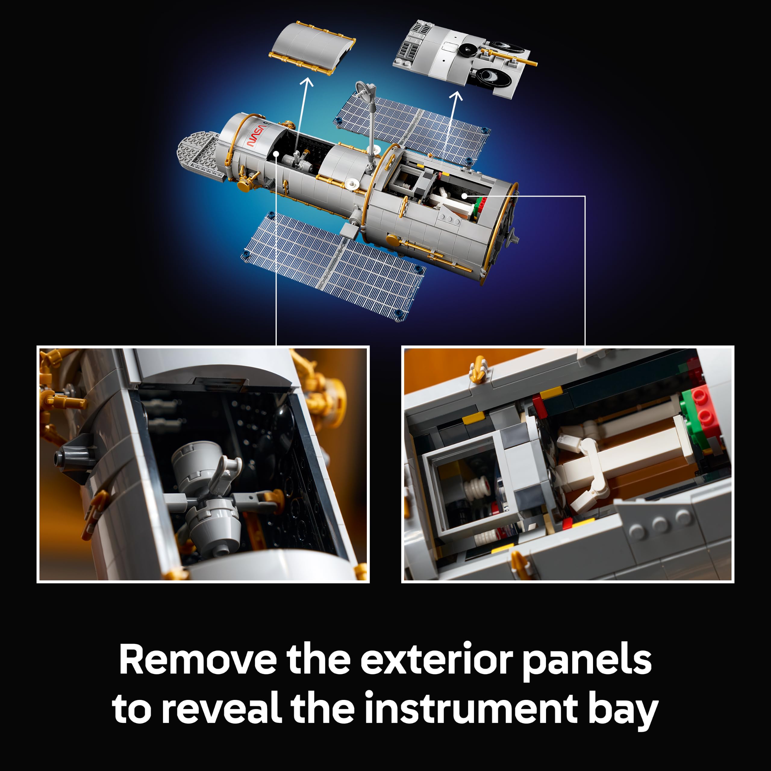 LEGO Icons Hubble Space Telescope - 3D Model Kit for Adults | 18+ Age Range | 2026 Release 4