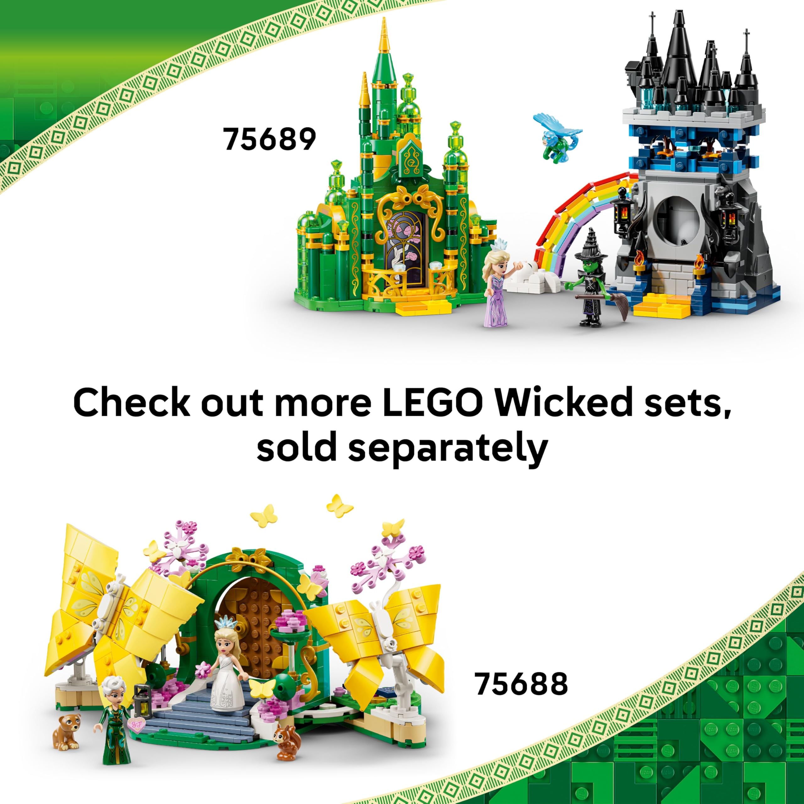 LEGO Wicked Elphaba's Retreat Building Set - 2 Mini Dolls, 2 Animal Figures | Age 7+ 7