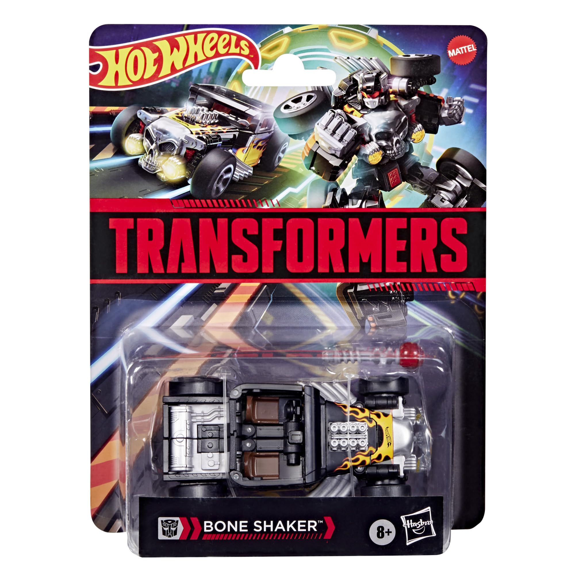 Transformers Bone Shaker - Hot Wheels x Collaborative Converting Action Figure | 12.5 cm 3