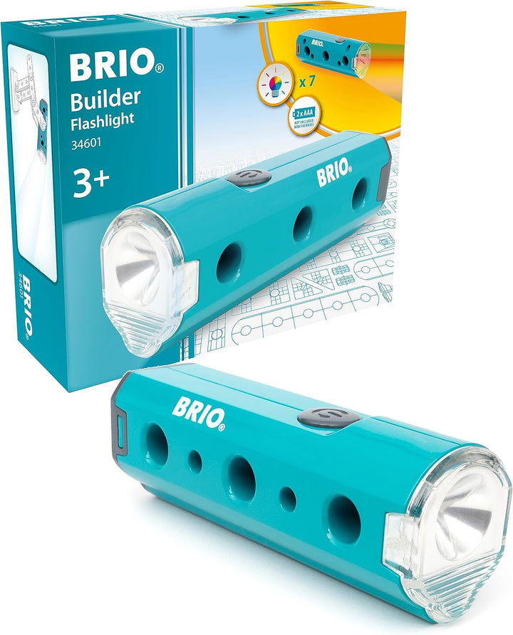 BRIO Builder Flashlight Torch - LED Light STEM Toy for Kids Ages 3+