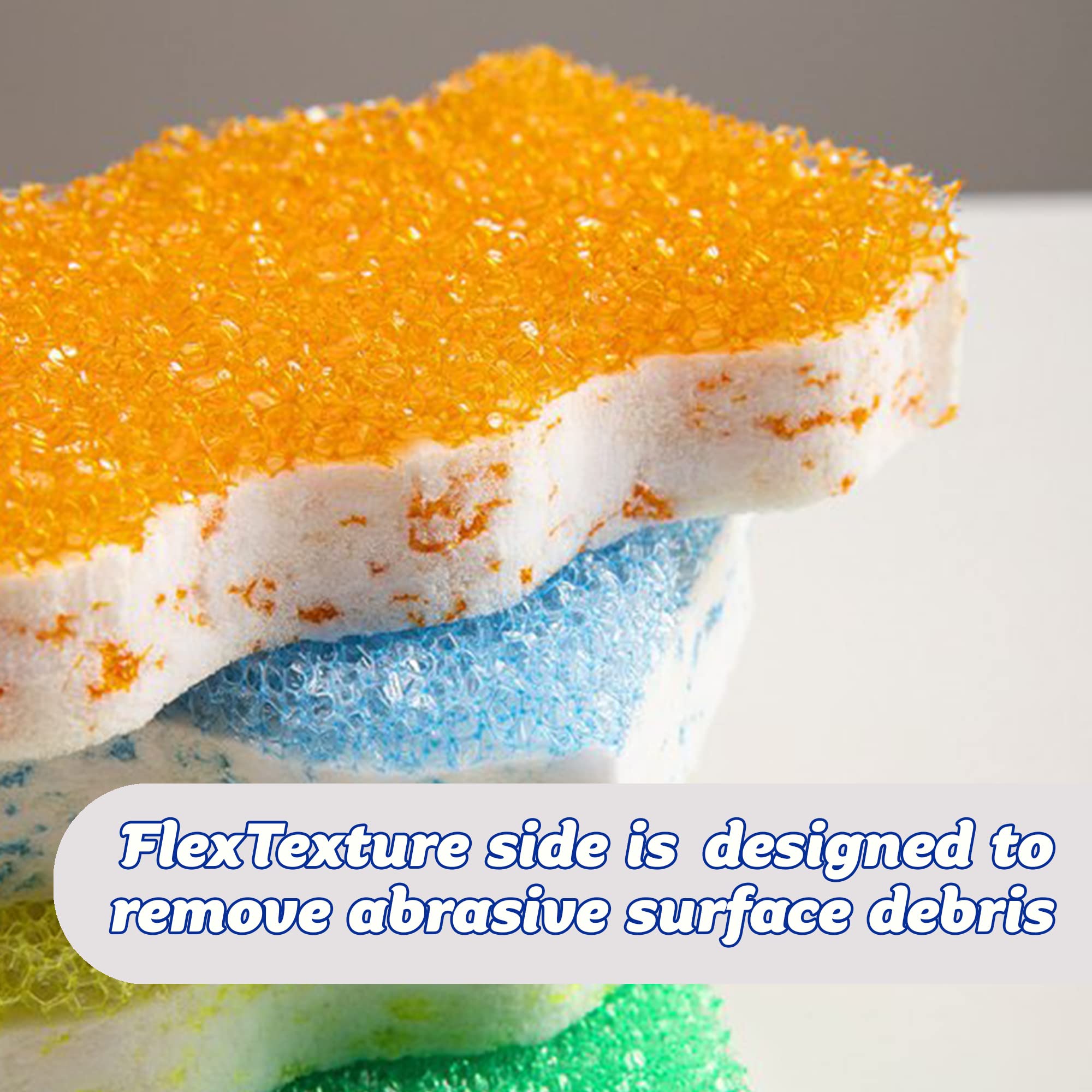 Scrub Daddy Eraser Daddy 10x Magic Sponge Erasers - 2 Pack, Dual Sided, Water Activated 4